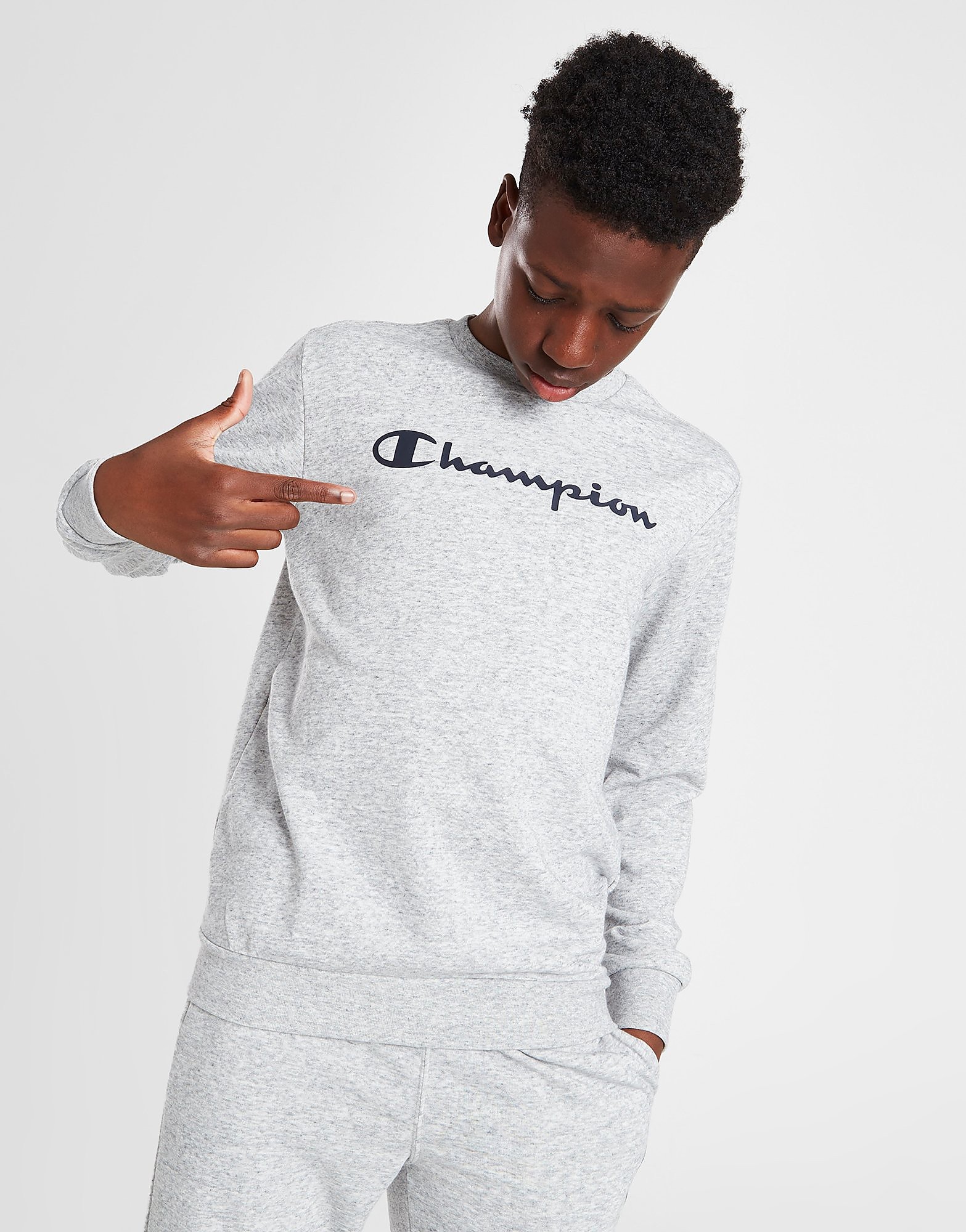 

Champion Legacy Core Crew Sweatshirt Junior - Grey - Kids, Grey