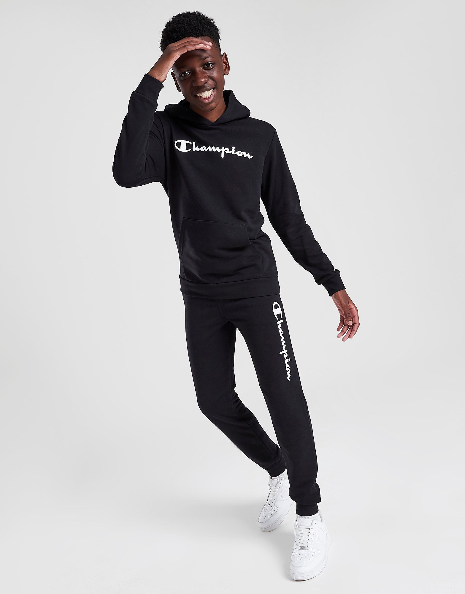 Champion Joggers Legacy Core para Júnior - Preto - Kids, Preto