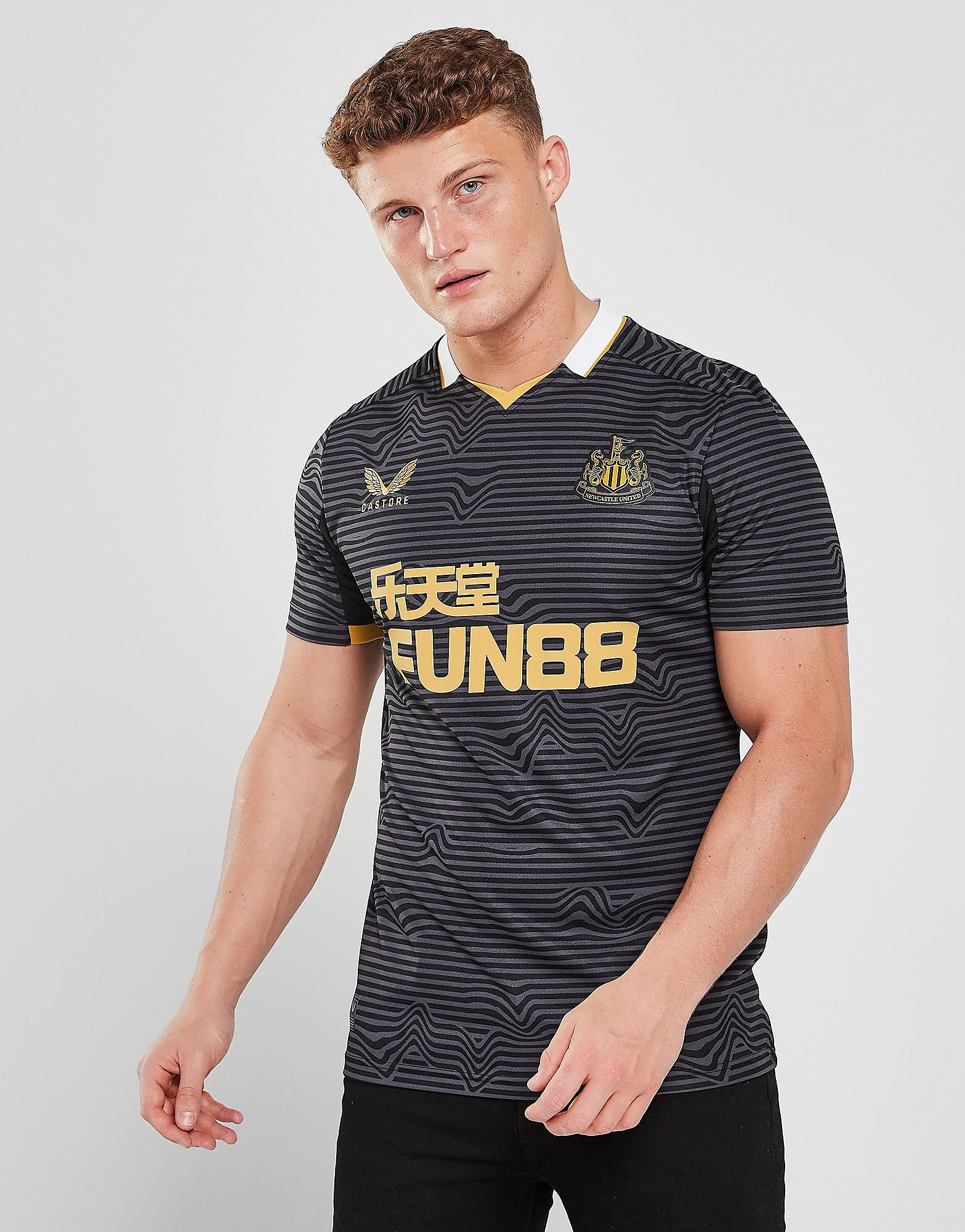 

Castore Newcastle United 2021/22 Away Shirt - Black - Mens, Black