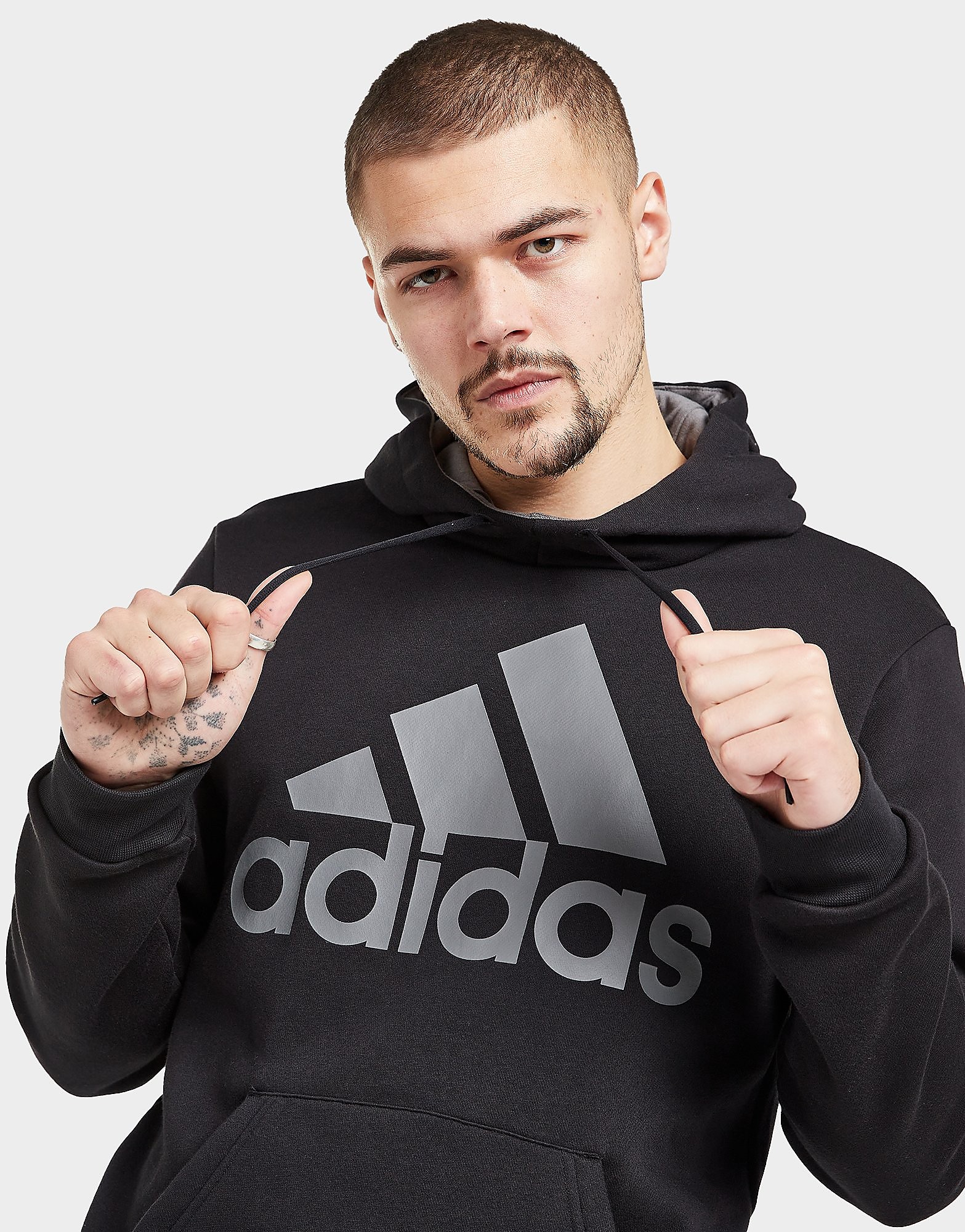 adidas Fury Hoodie - Only at JD - Black - Mens, Black