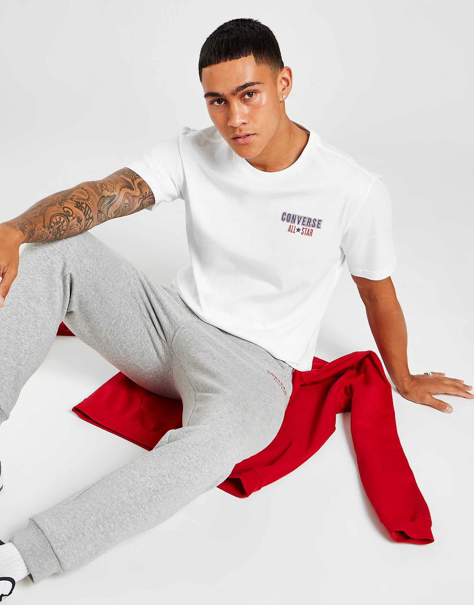 

Converse Legacy Short Sleeve T-Shirt - White - Mens, White