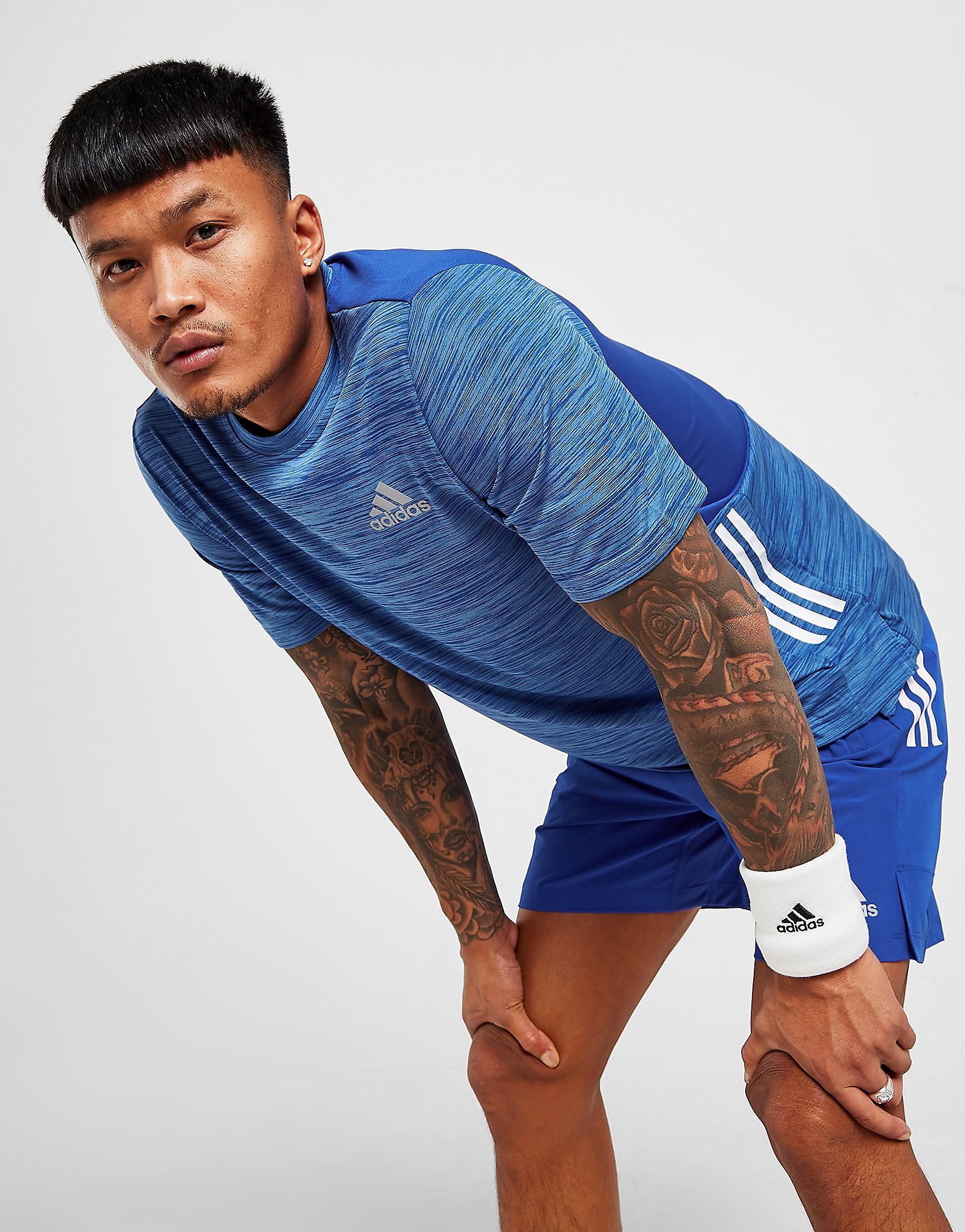 

adidas Training T-Shirt - Bold Blue - Mens, Bold Blue