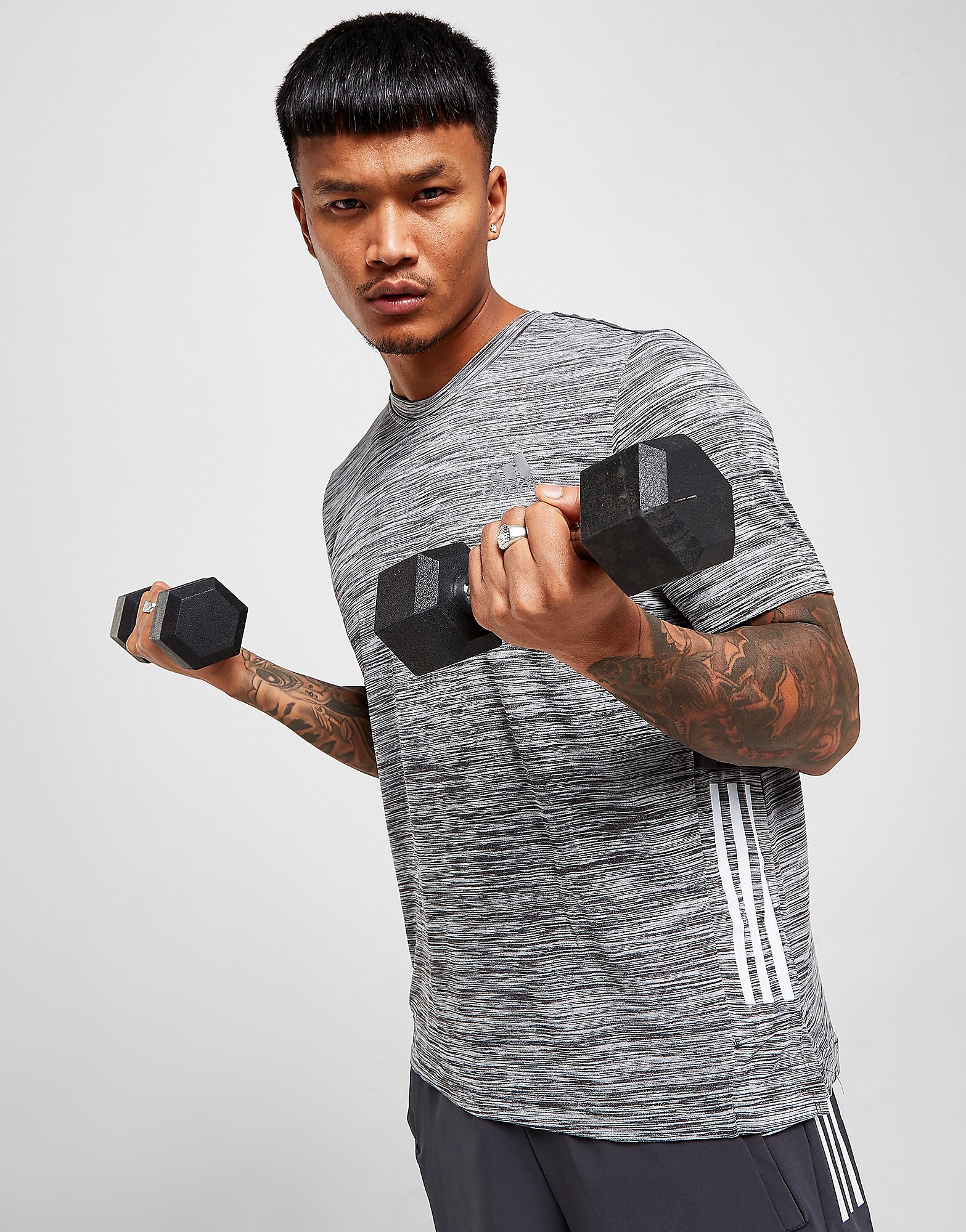 

adidas Training T-Shirt - Dgh Solid Grey - Mens, Dgh Solid Grey