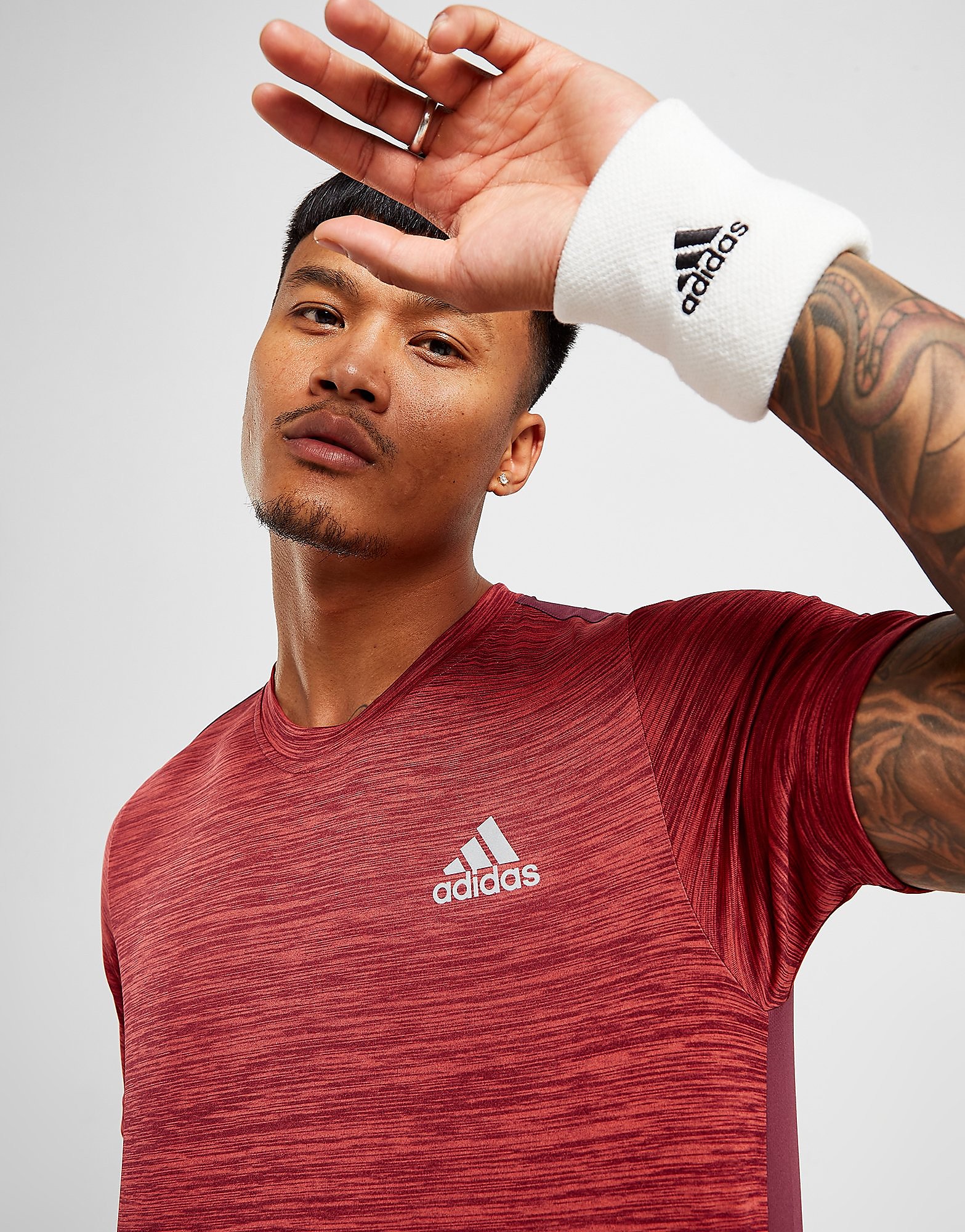 

adidas Training T-Shirt - Victory Crimson - Mens, Victory Crimson