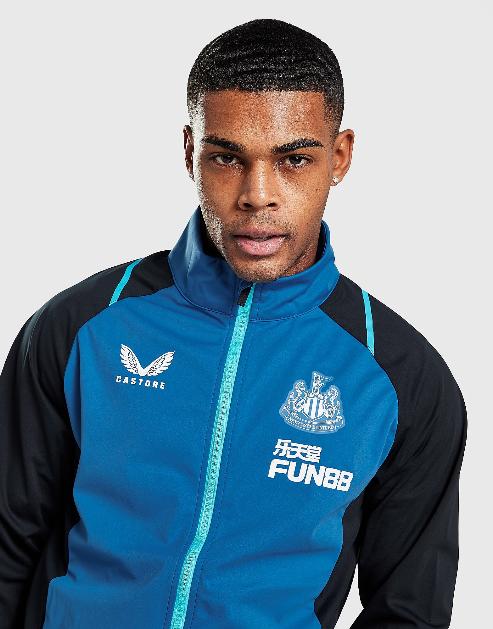 

Castore Newcastle United FC Training Track Jacket - Blue - Mens, Blue