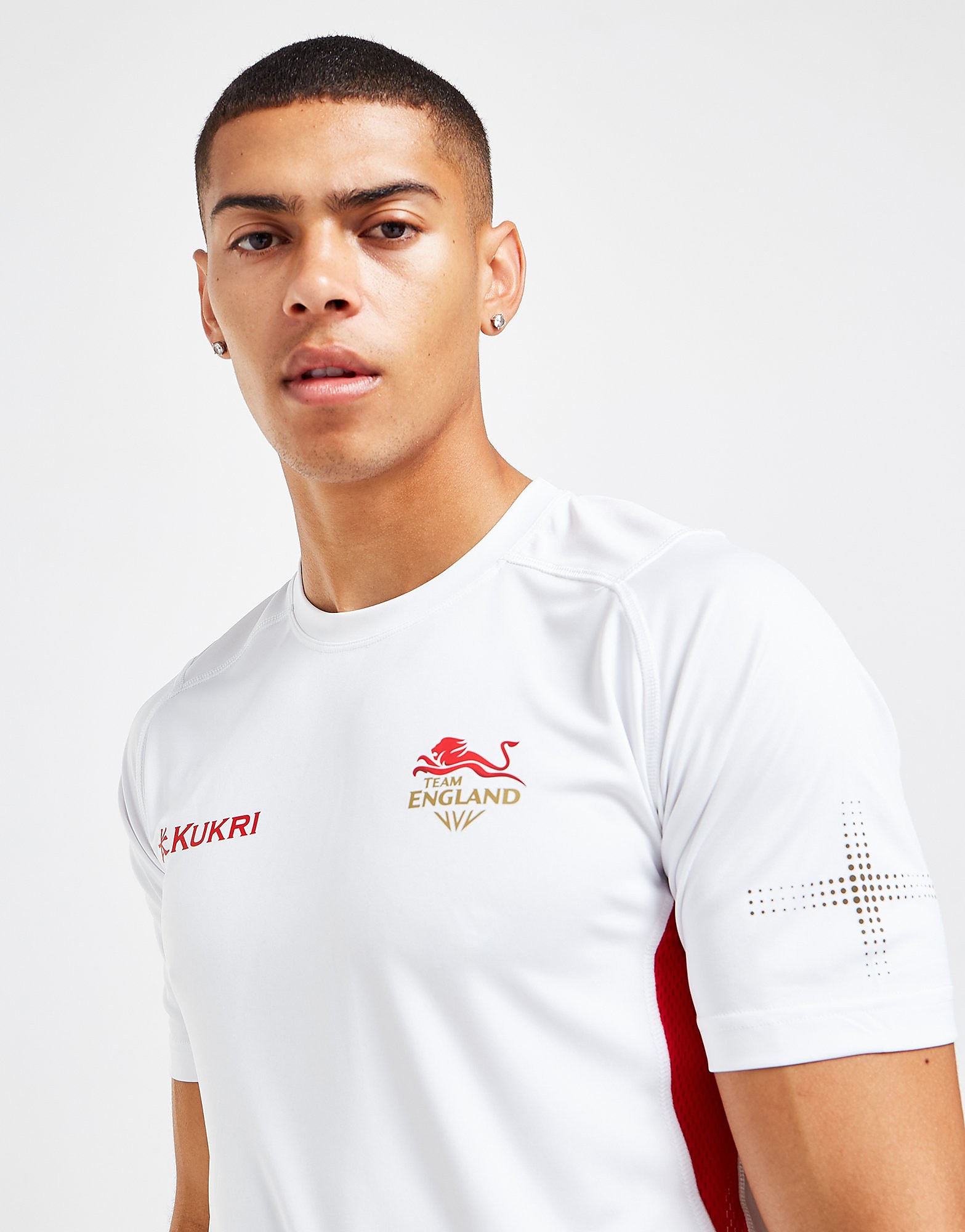 Kukri T-Shirt Team England Tech - Branco - Mens, Branco