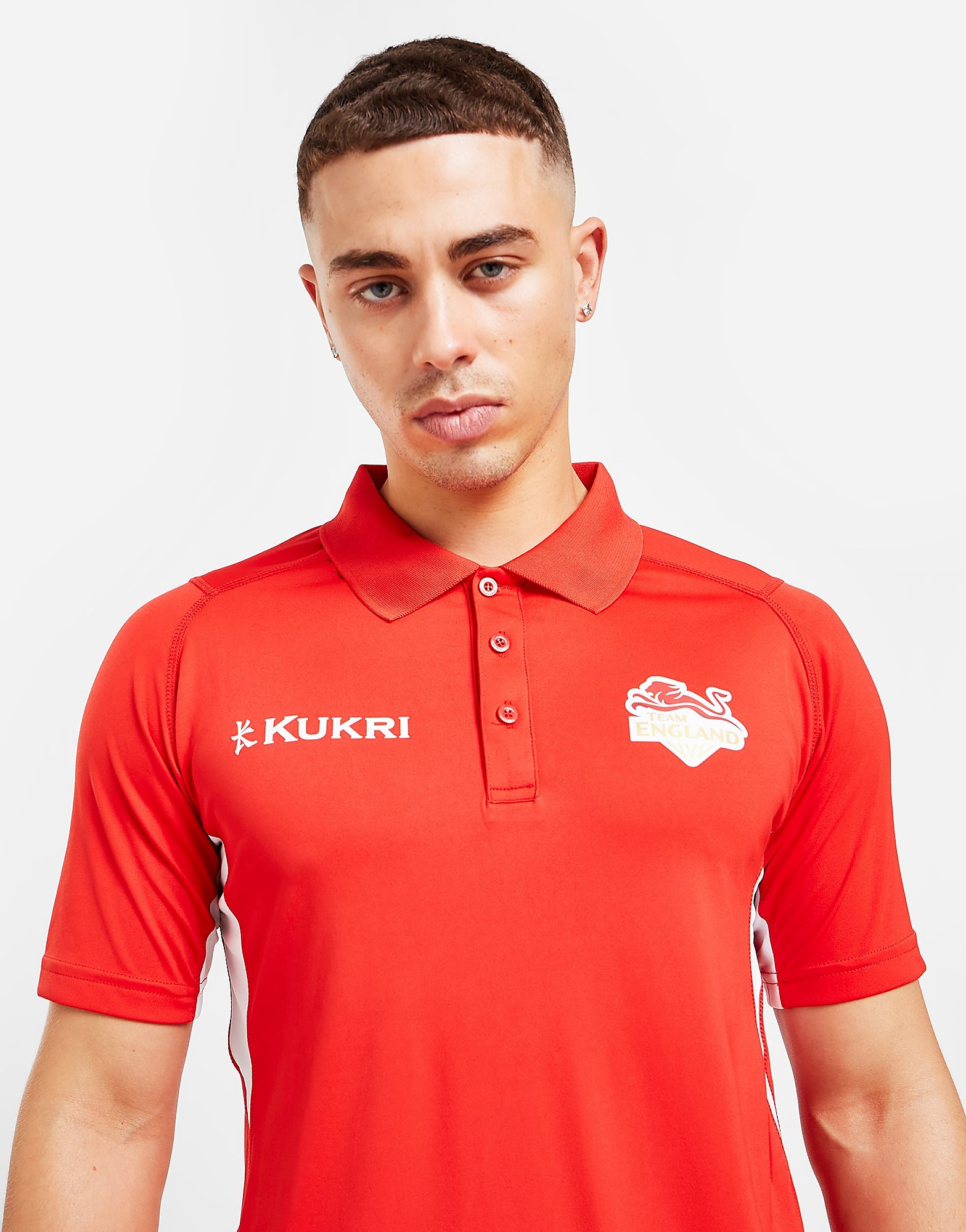 

Kukri Team England Tech Polo Shirt - Red - Mens, Red