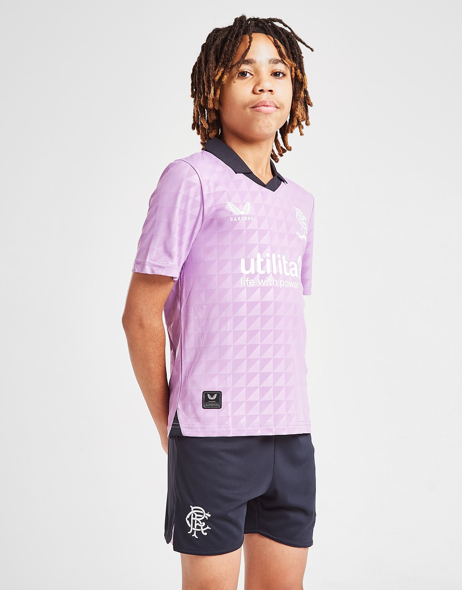 

Castore Rangers FC 2021/22 Third Shorts Junior - Black - Kids, Black
