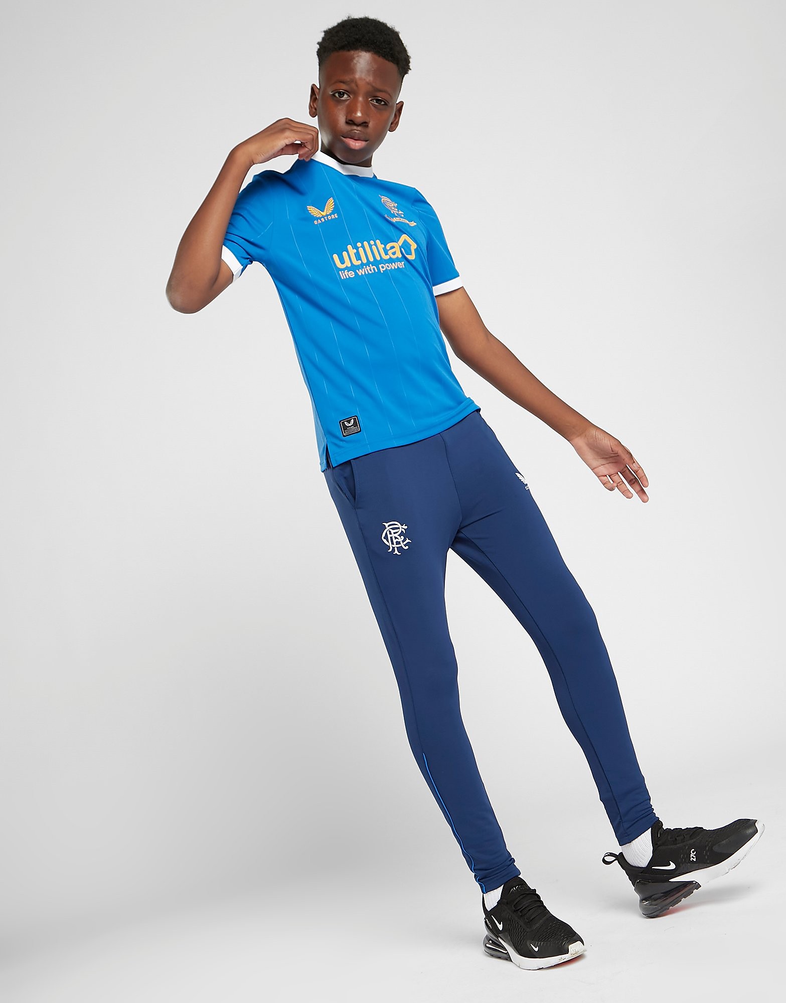 

Castore Rangers FC Training Track Pants Junior - Blue - Kids, Blue