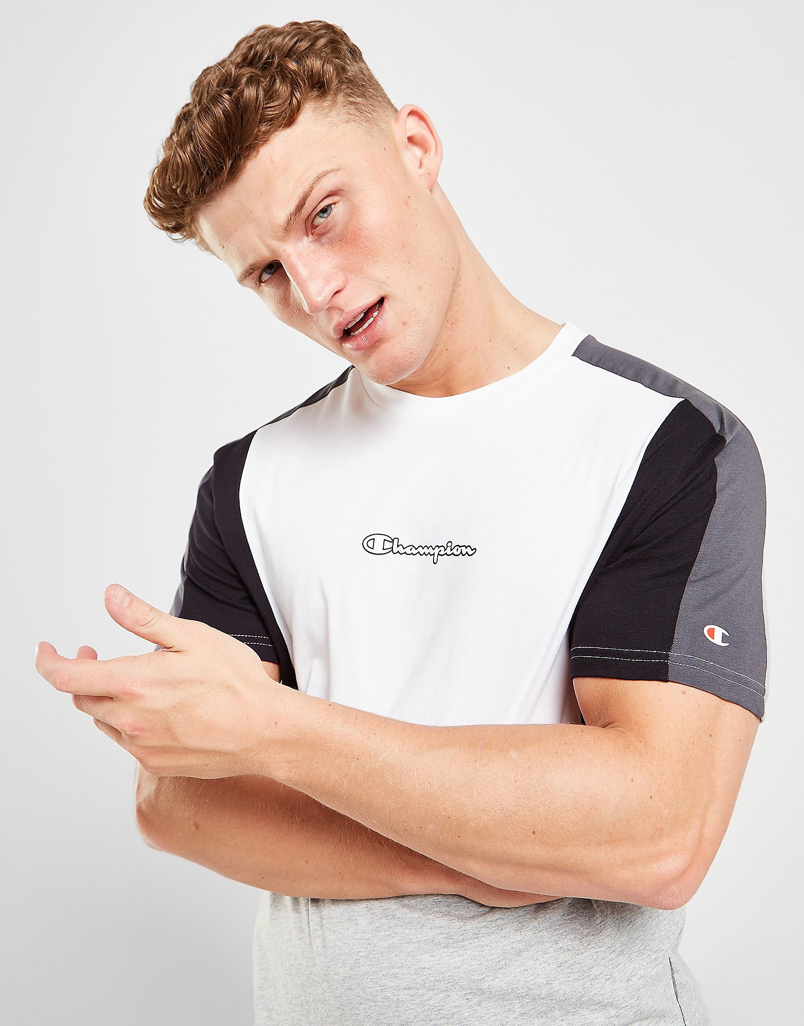 

Champion Panel T-Shirt - Only at JD - Grey - Mens, Grey