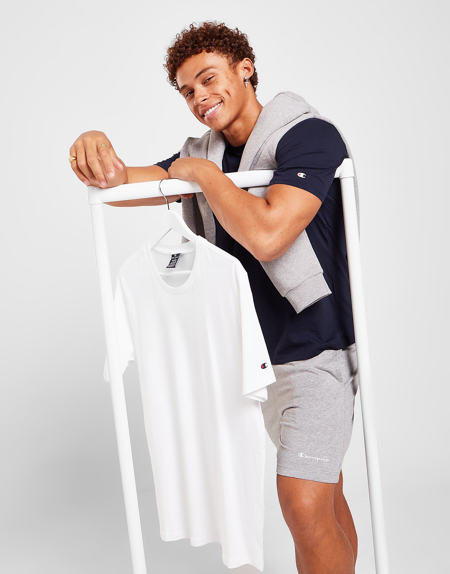 

Champion 2-Pack T-Shirt - White/Navy - Mens, White/Navy