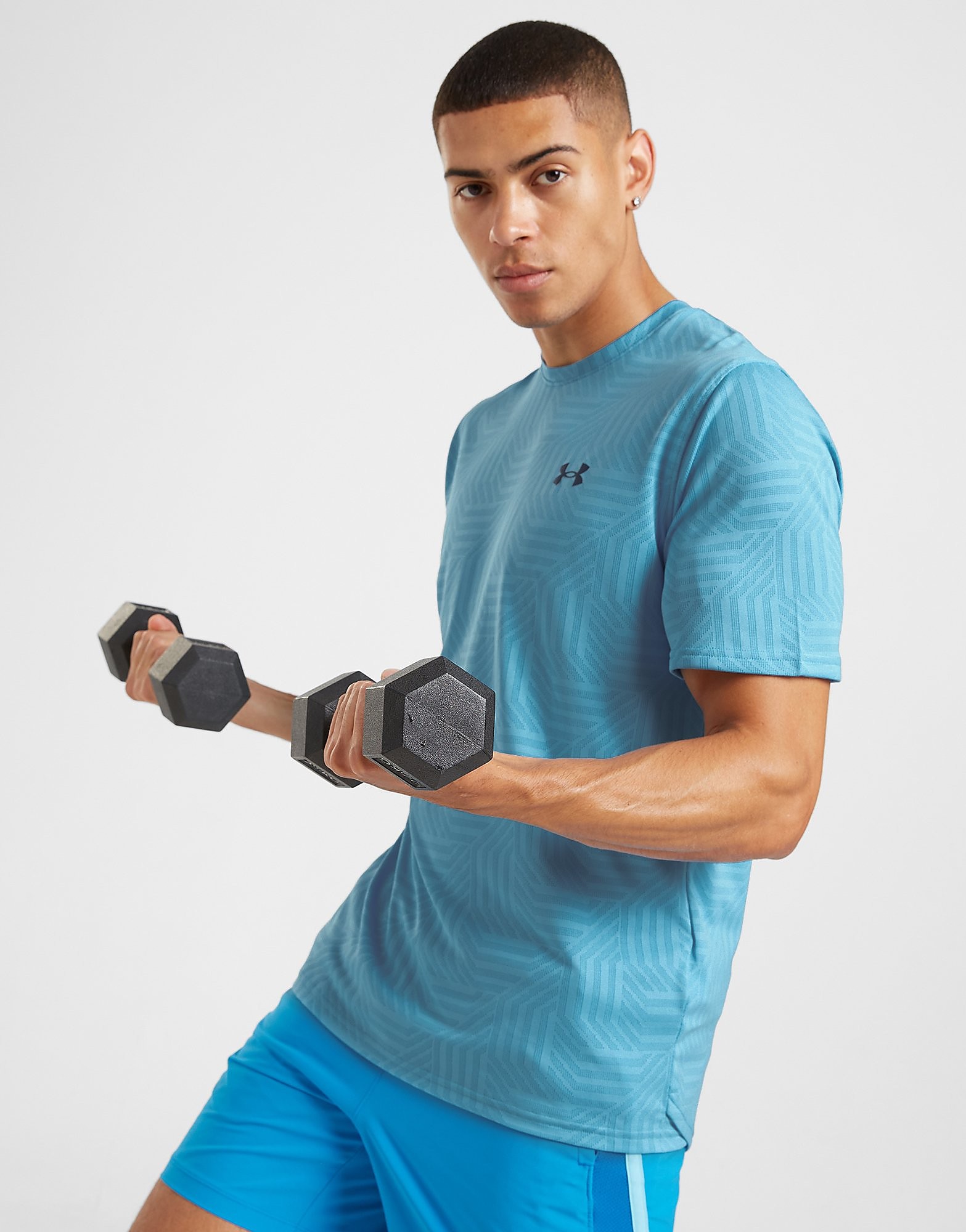 

Under Armour Jacquard T-Shirt - Blue - Mens, Blue