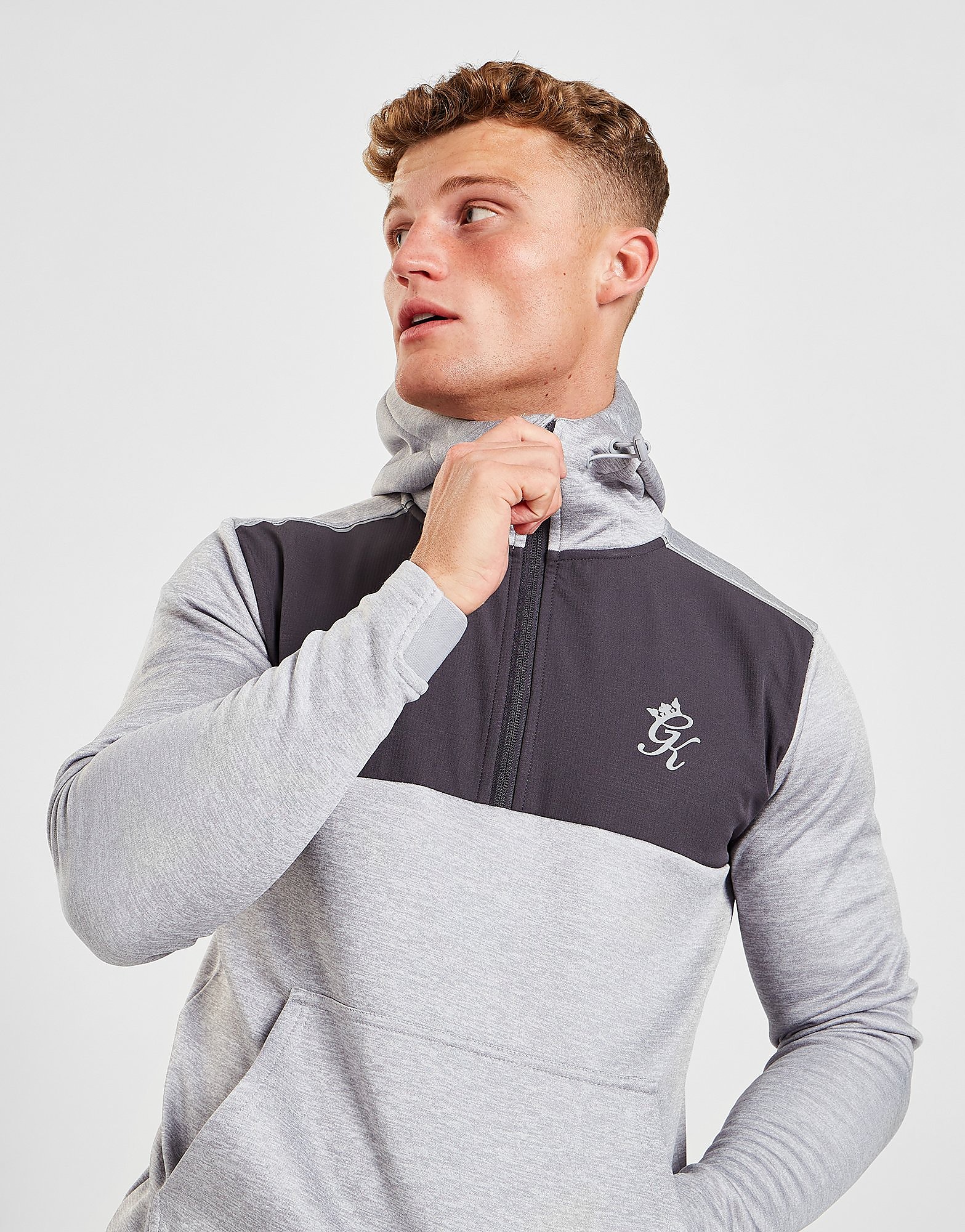 

Gym King Endurance 1/4 Zip Hoodie - Only at JD - Grey - Mens, Grey