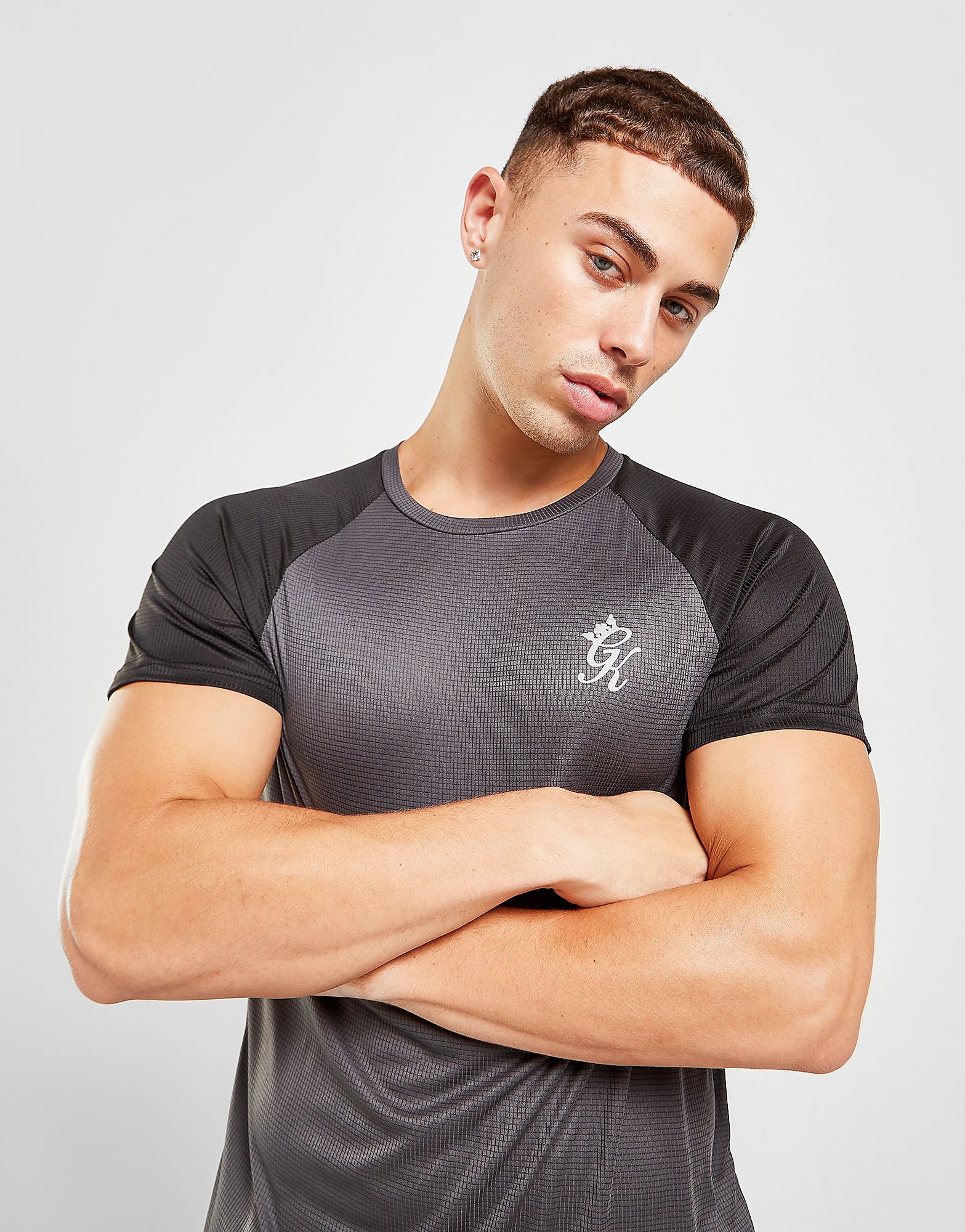 Gym King Instinct T-Shirt - Only at JD - Grey - Mens, Grey