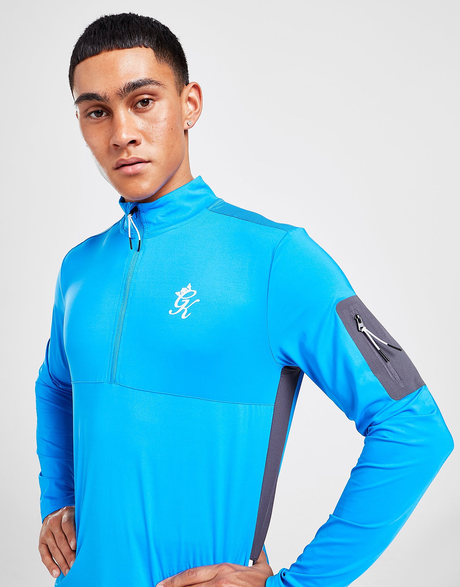 

Gym King Flex 1/4 Zip Top - Only at JD - Blue - Mens, Blue