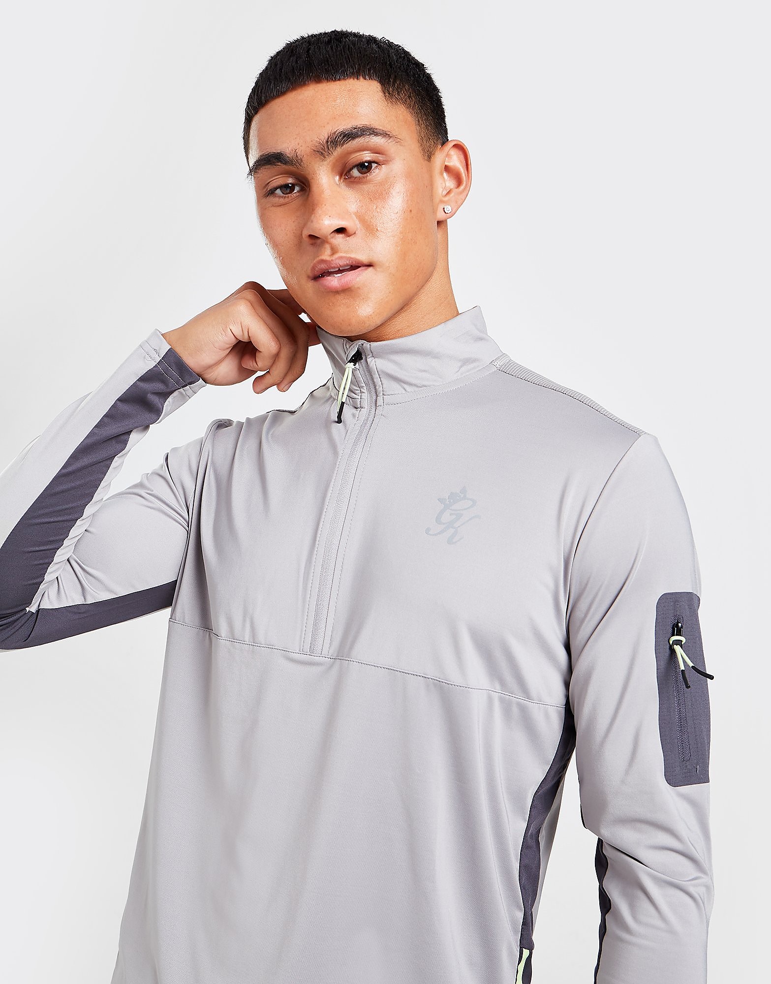 

Gym King Flex 1/4 Zip Top - Only at JD - Grey - Mens, Grey