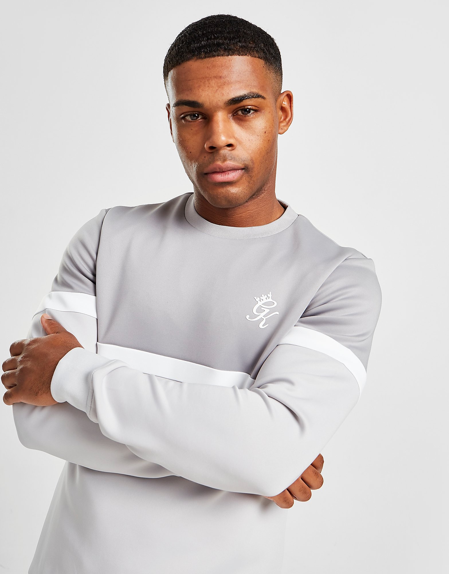 

Gym King Kingston Crew Sweatshirt - Grey - Mens, Grey
