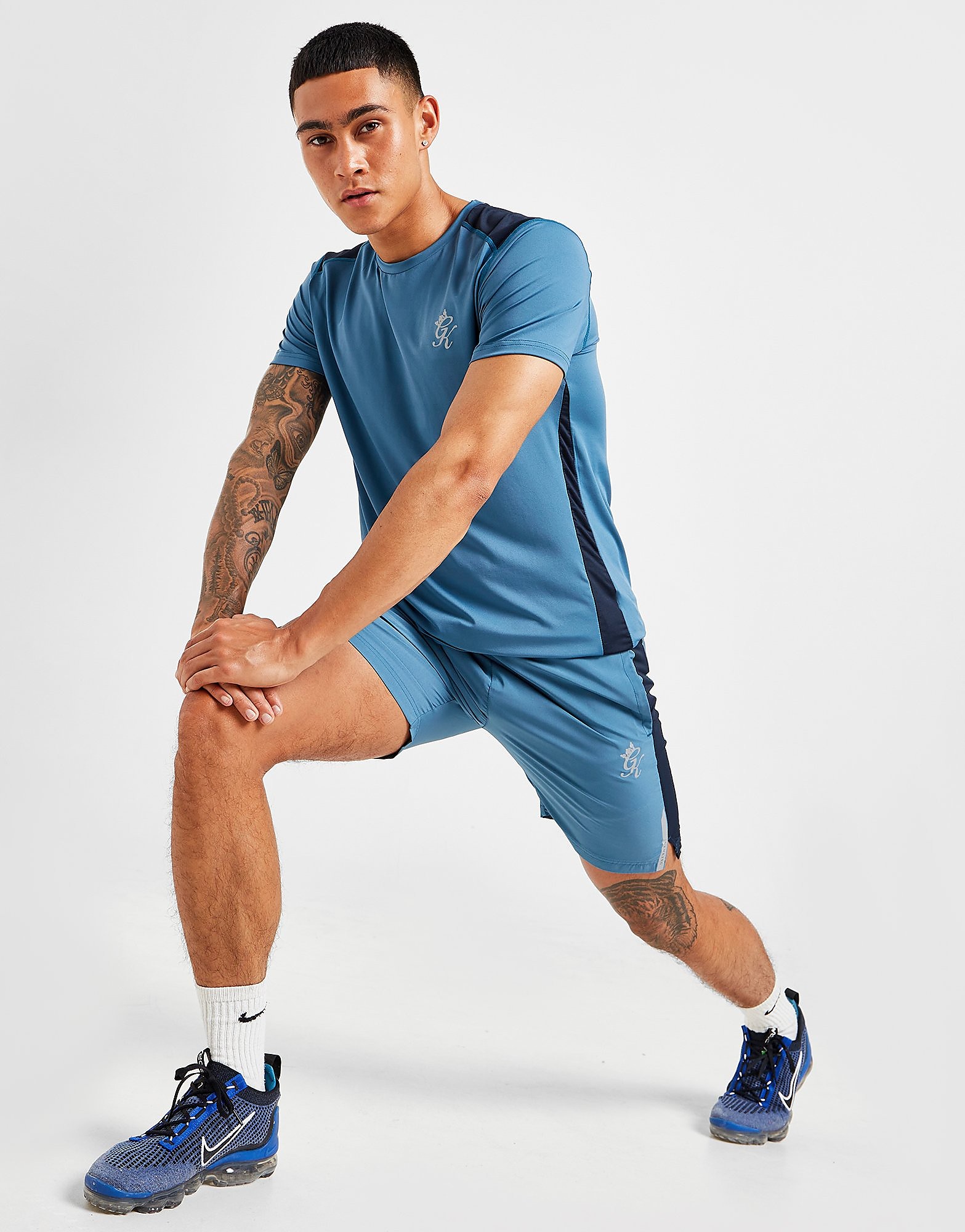 

Gym King T-Shirt/Shorts Gym Set - Blue - Mens, Blue