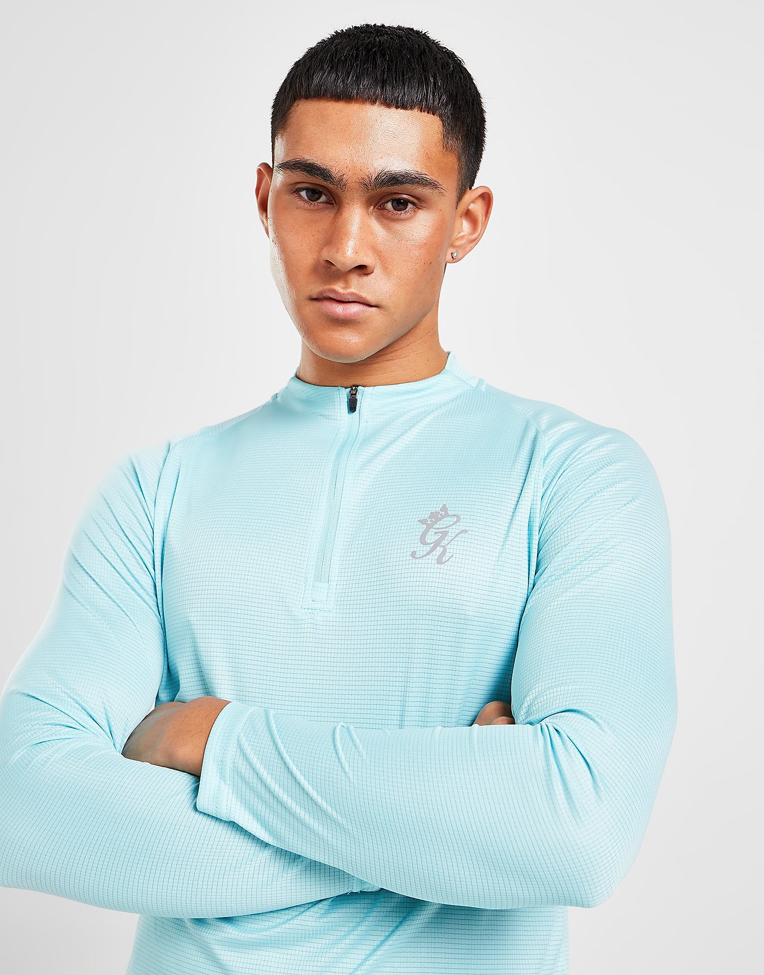 

Gym King Instinct 1/4 Zip Top - Blue - Mens, Blue