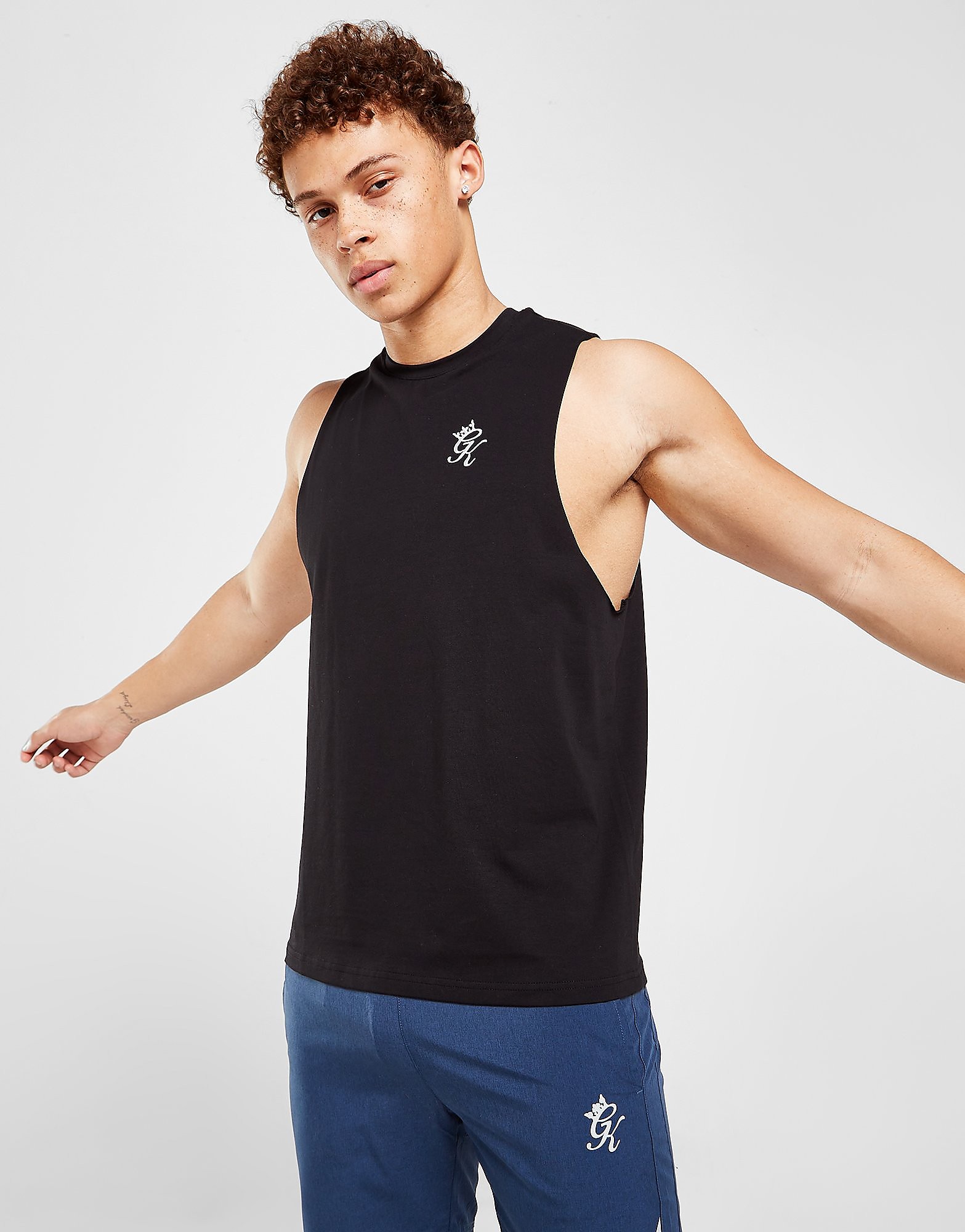 

Gym King Stern Vest - Black - Mens, Black