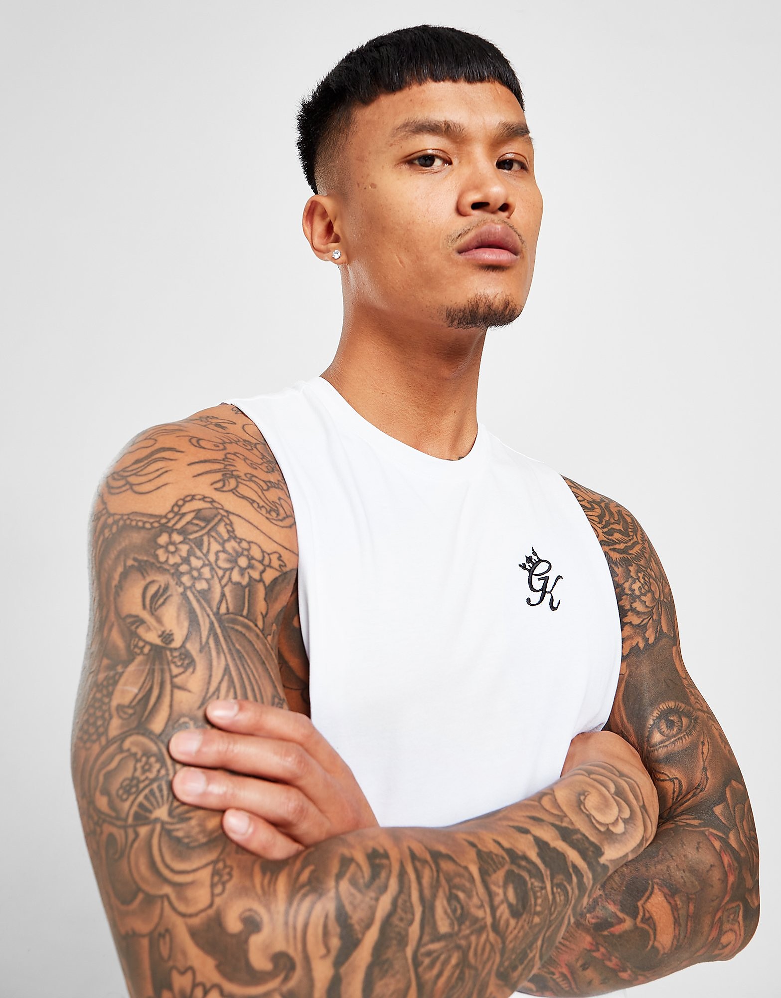 

Gym King Stern Vest - White - Mens, White