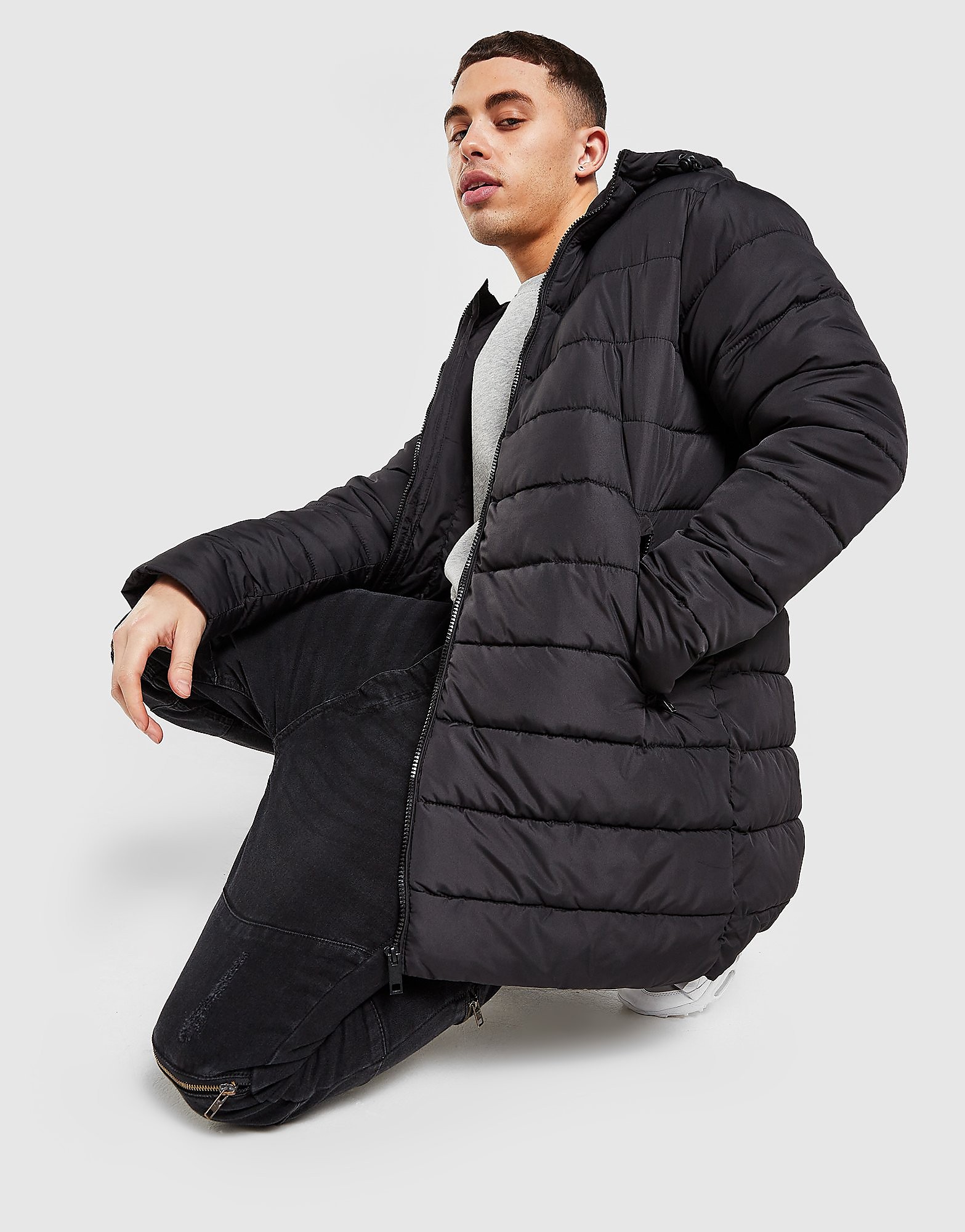 

Brave Soul Highbury Puffer Jacket - Black - Mens, Black