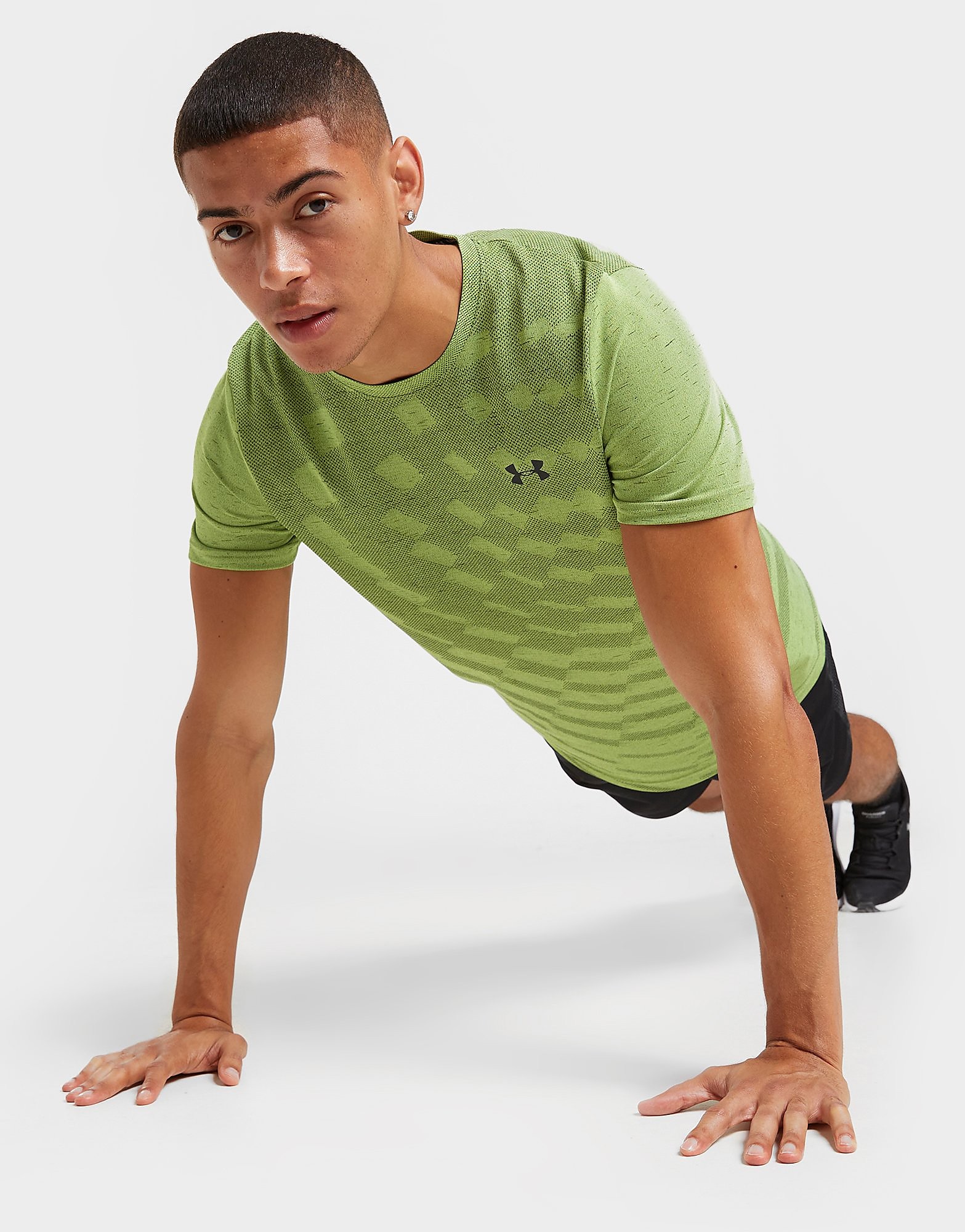 

Under Armour Vanish T-Shirt - Green/LIME - Mens, Green/LIME