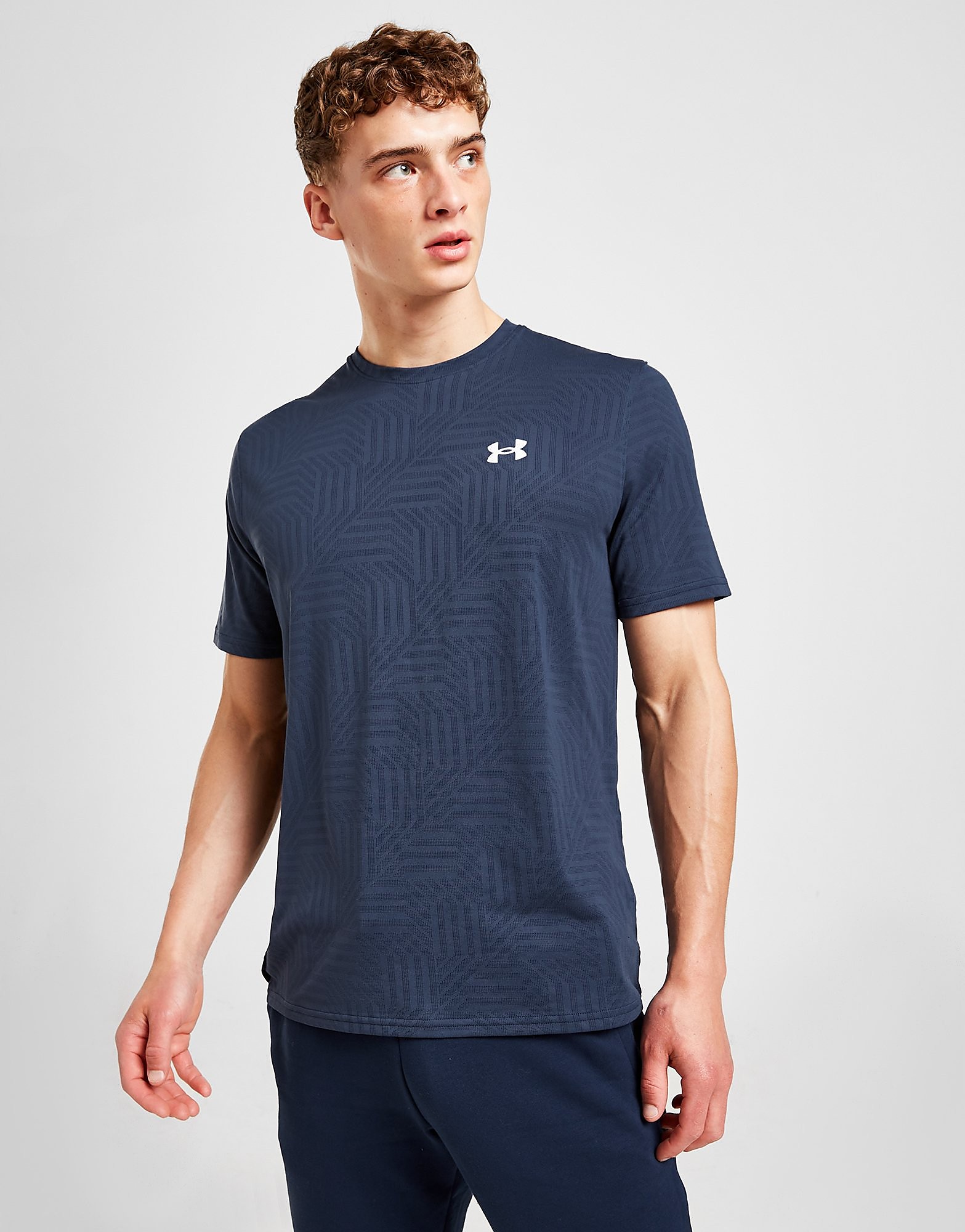

Under Armour Jacquard T-Shirt - Navy - Mens, Navy