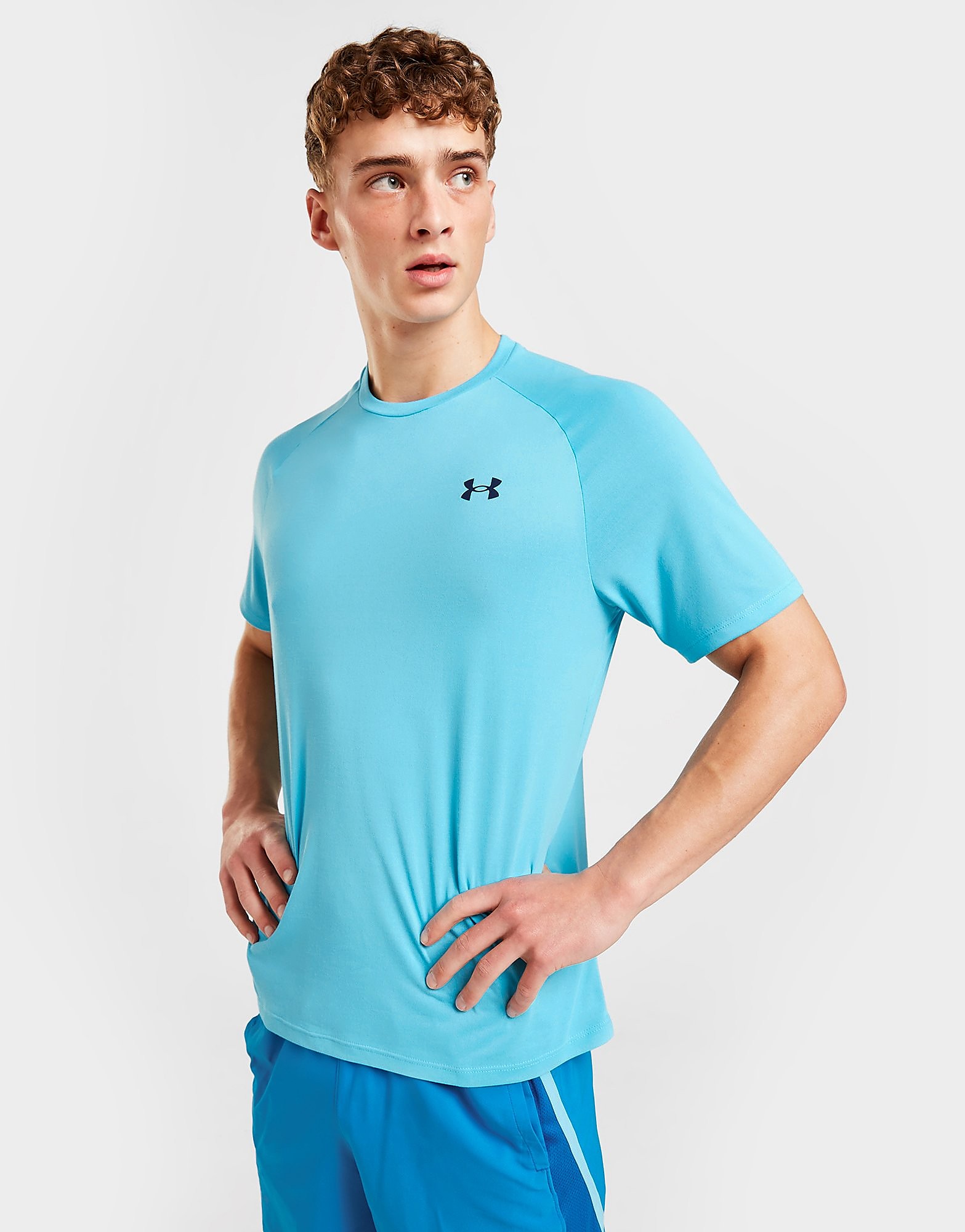 

Under Armour Tech T-Shirt - Blue - Mens, Blue