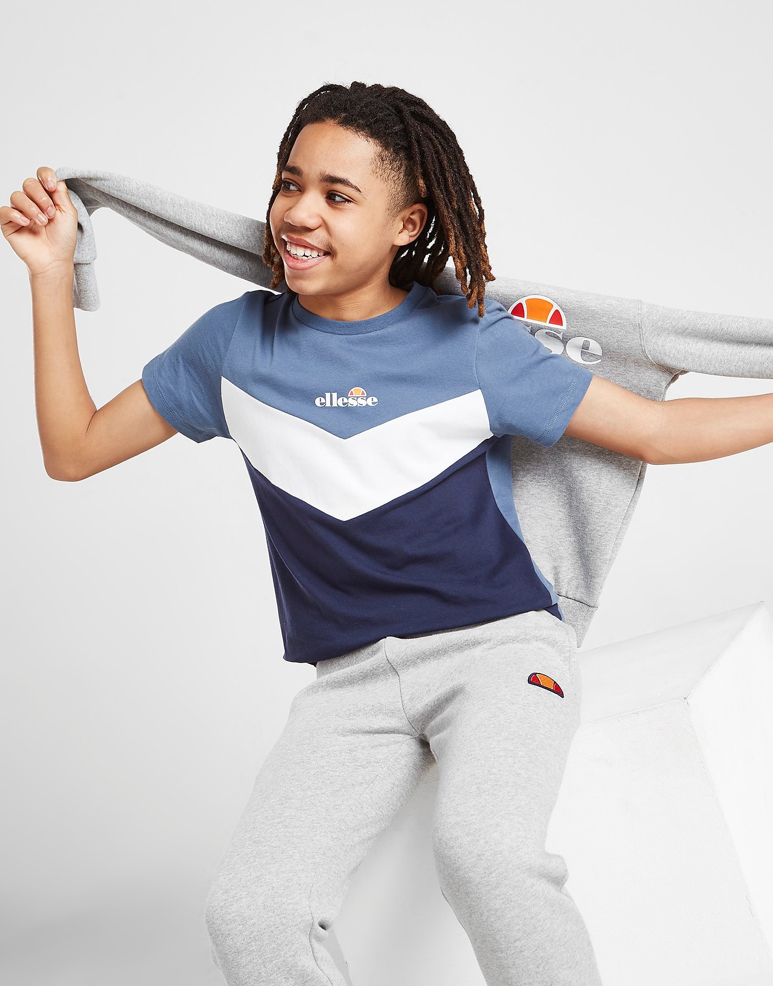 

Ellesse Cut & Sew T-Shirt Junior - Blue - Kids, Blue