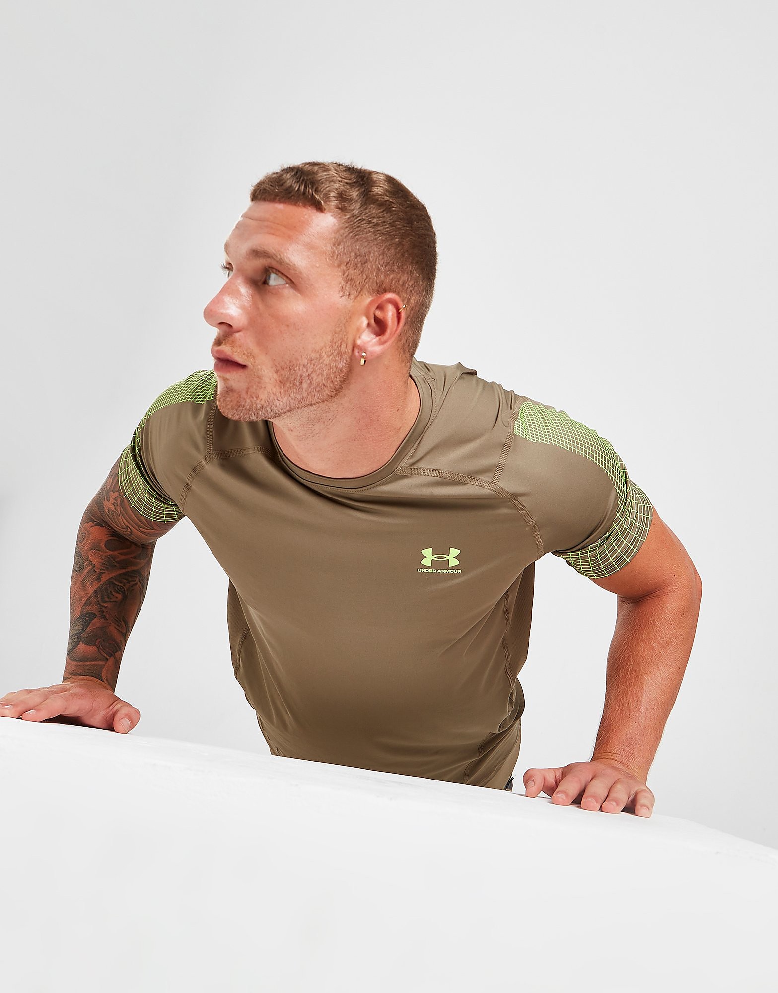 

Under Armour HeatGear Novelty T-Shirt - Green - Mens, Green