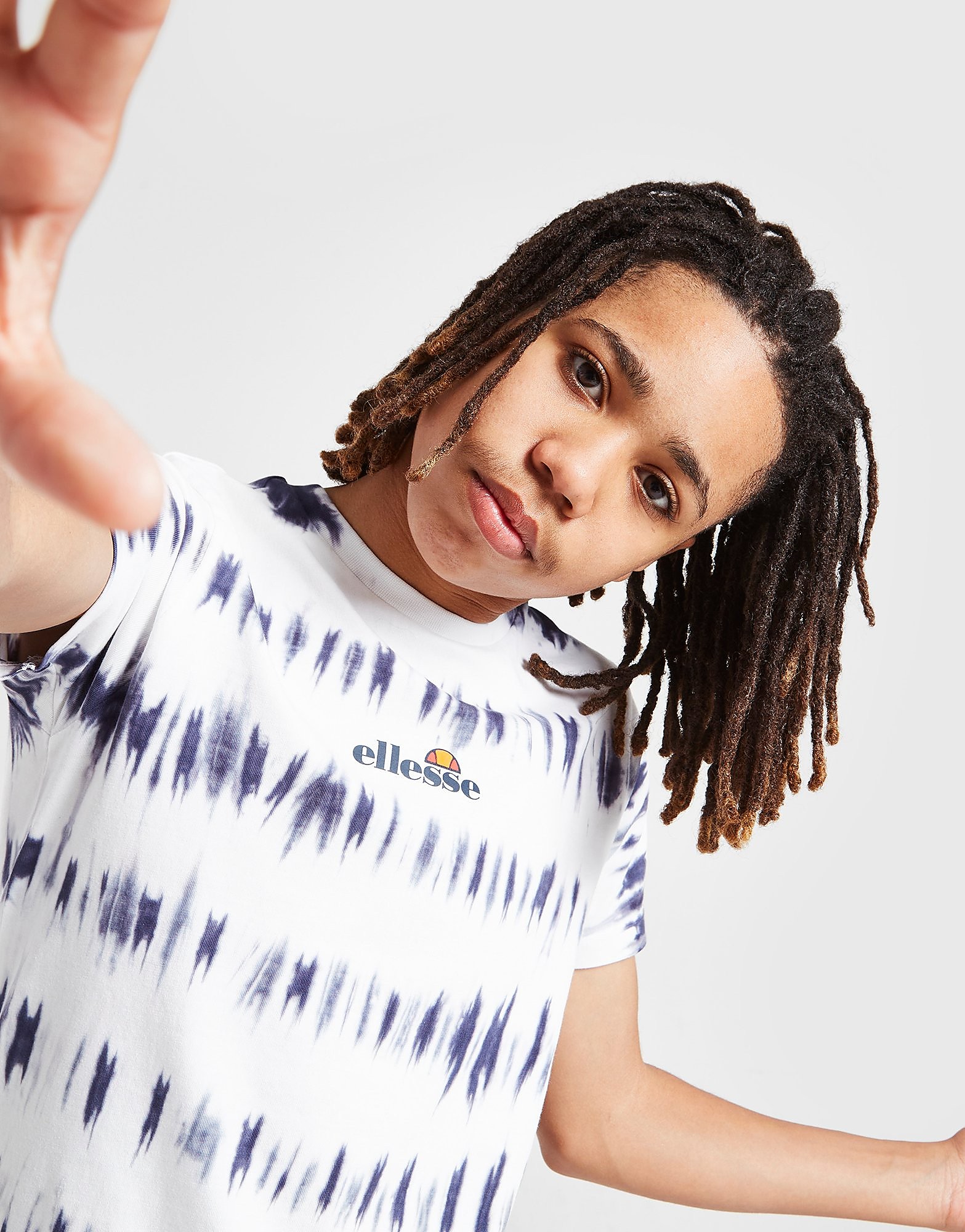 

Ellesse Linear Tie Dye T-Shirt Junior - White - Kids, White