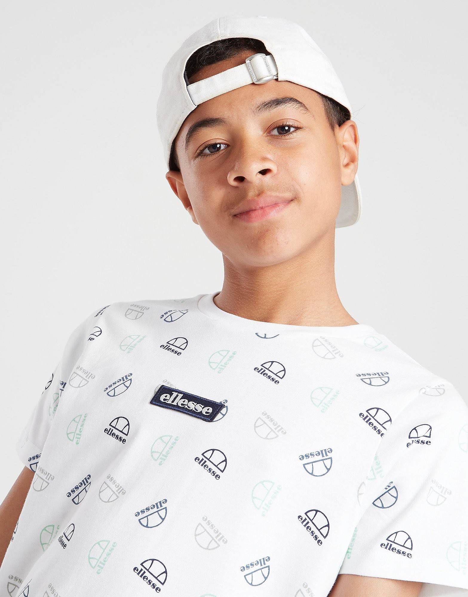 

Ellesse All Over Print T-Shirt Junior - White - Kids, White