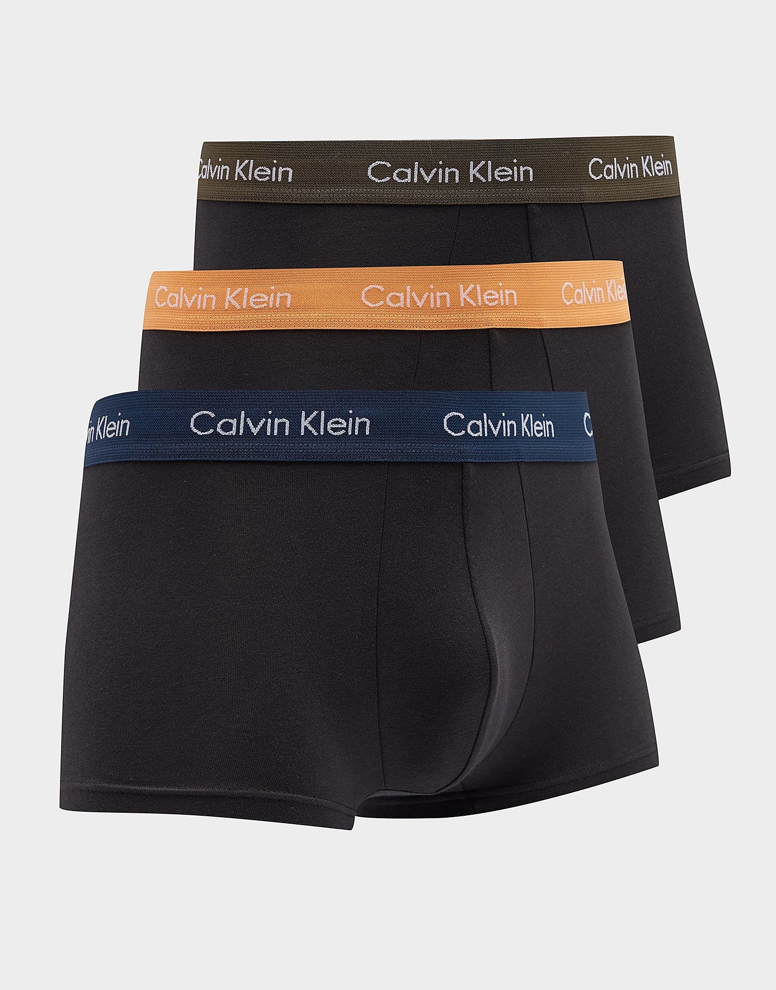 

Calvin Klein Underwear 3 Pack Low Rise Trunks - Black - Mens, Black