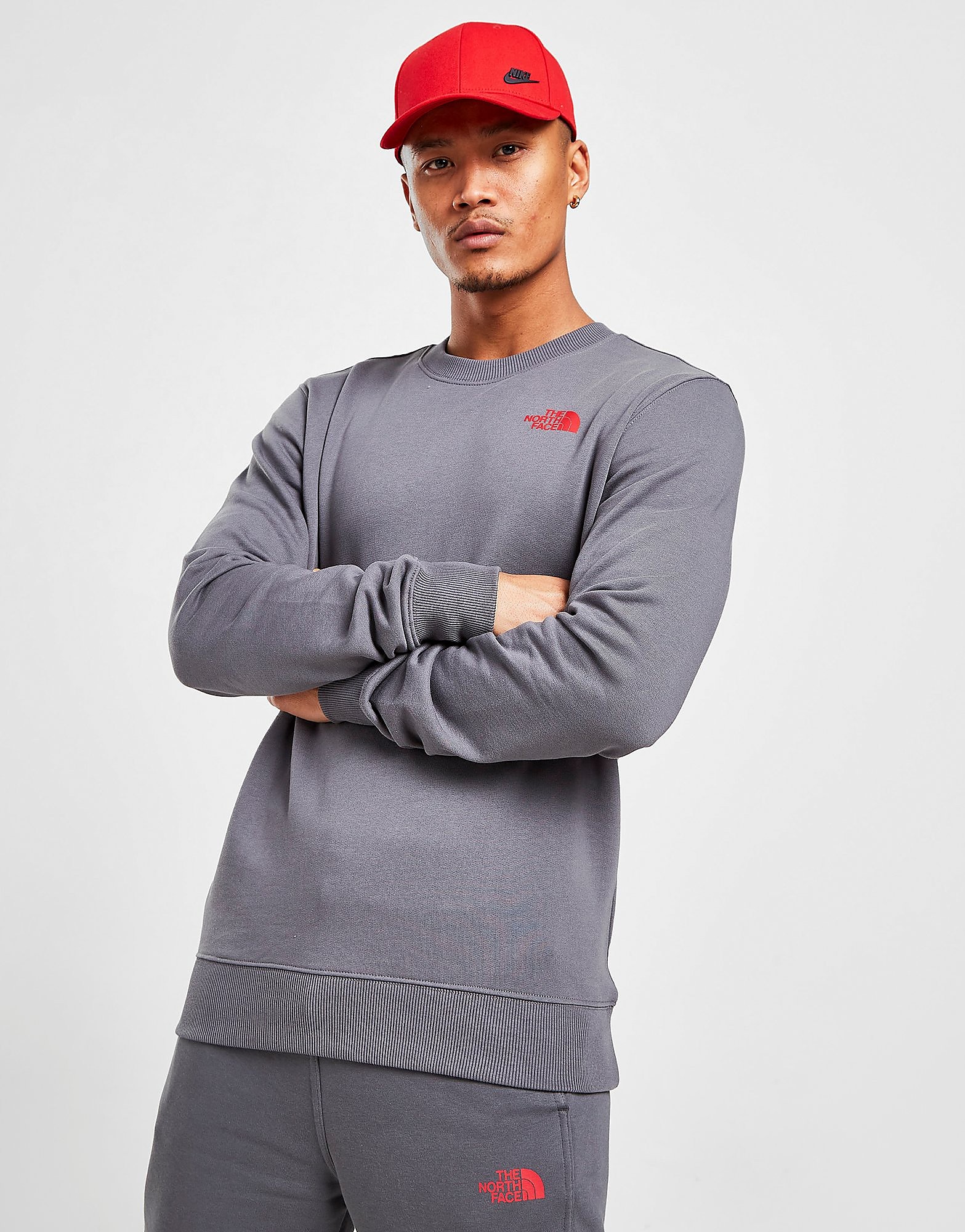 

The North Face Vertical NSE Crew Sweatshirt - Only at JD - Grey - Mens, Grey