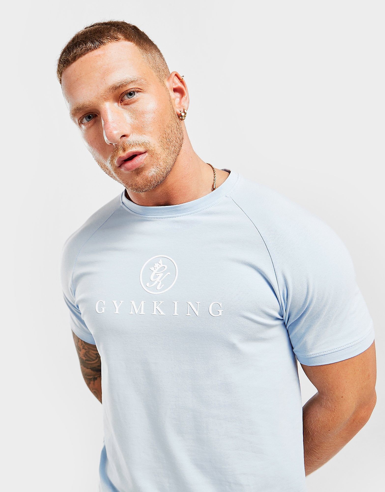 

Gym King Pro Logo T-Shirt - Blue - Mens, Blue