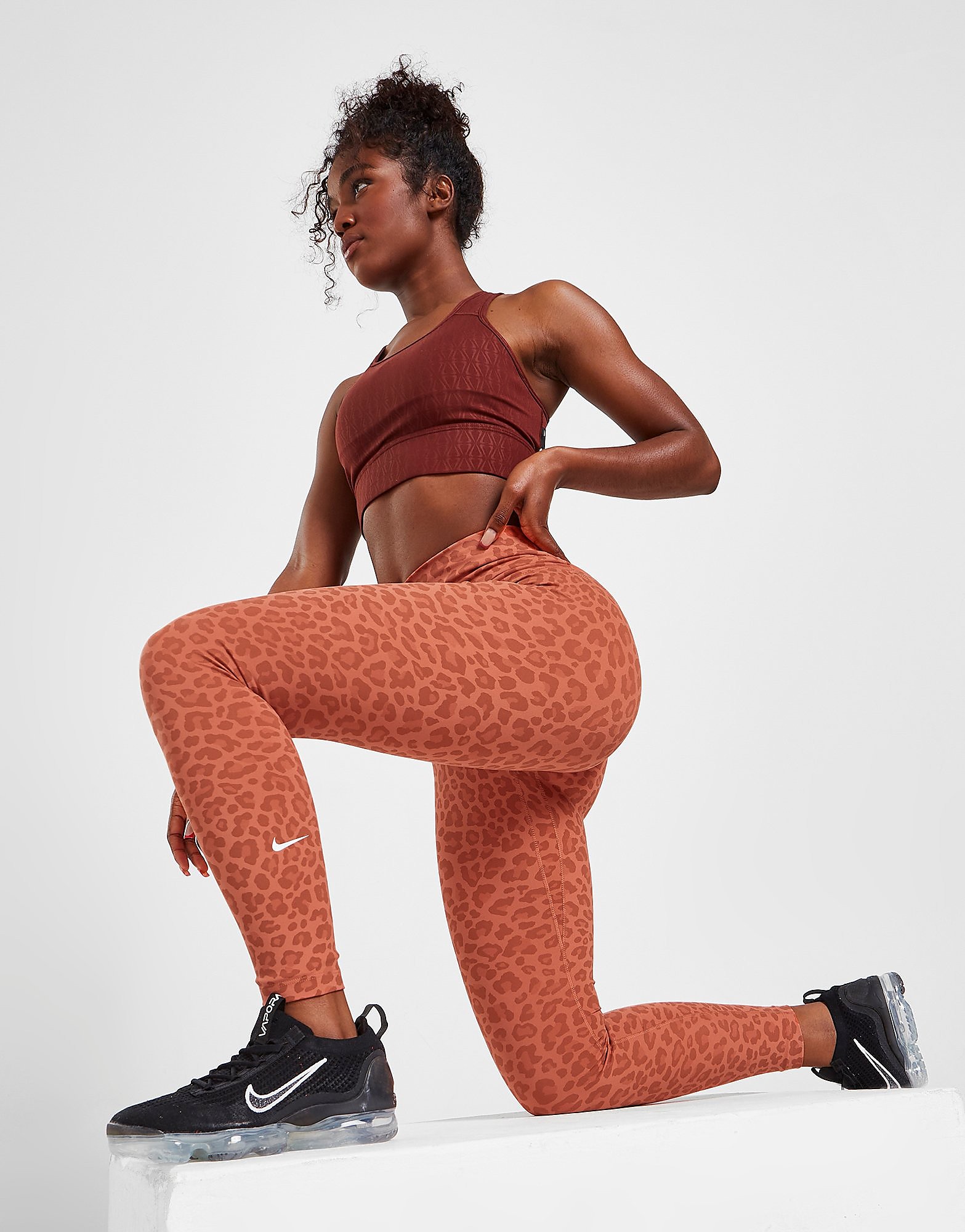 

Nike Training One Leopard Tights - Madder Root/White - Womens, Madder Root/White