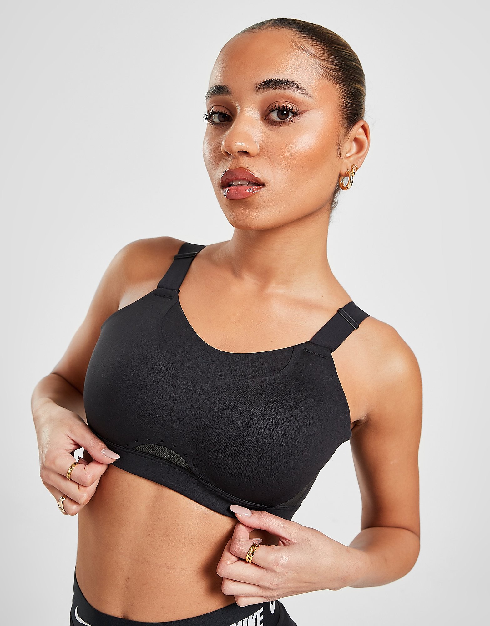 

Nike Training Alpha Bra - Black/Black/Dark Smoke Grey/Dark Smoke Grey - Womens, Black/Black/Dark Smoke Grey/Dark Smoke Grey