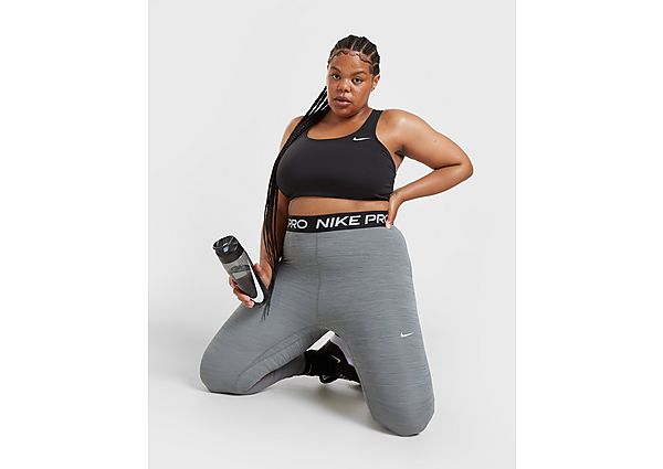 Nike Training Pro Plus Size Legging Dames - Smoke Grey/Heather/Black/White - Dames