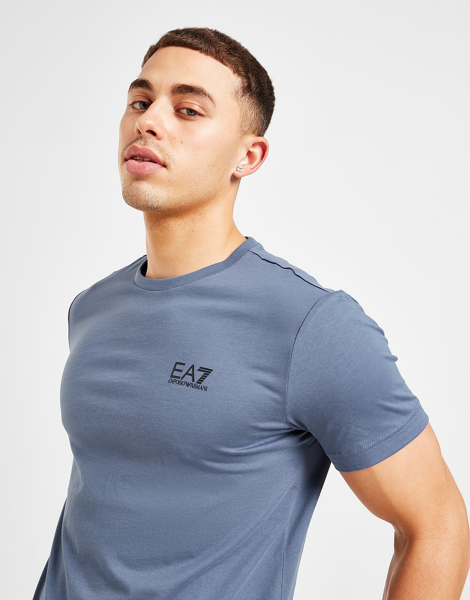 

Emporio Armani EA7 Core T-Shirt - Blue - Mens, Blue