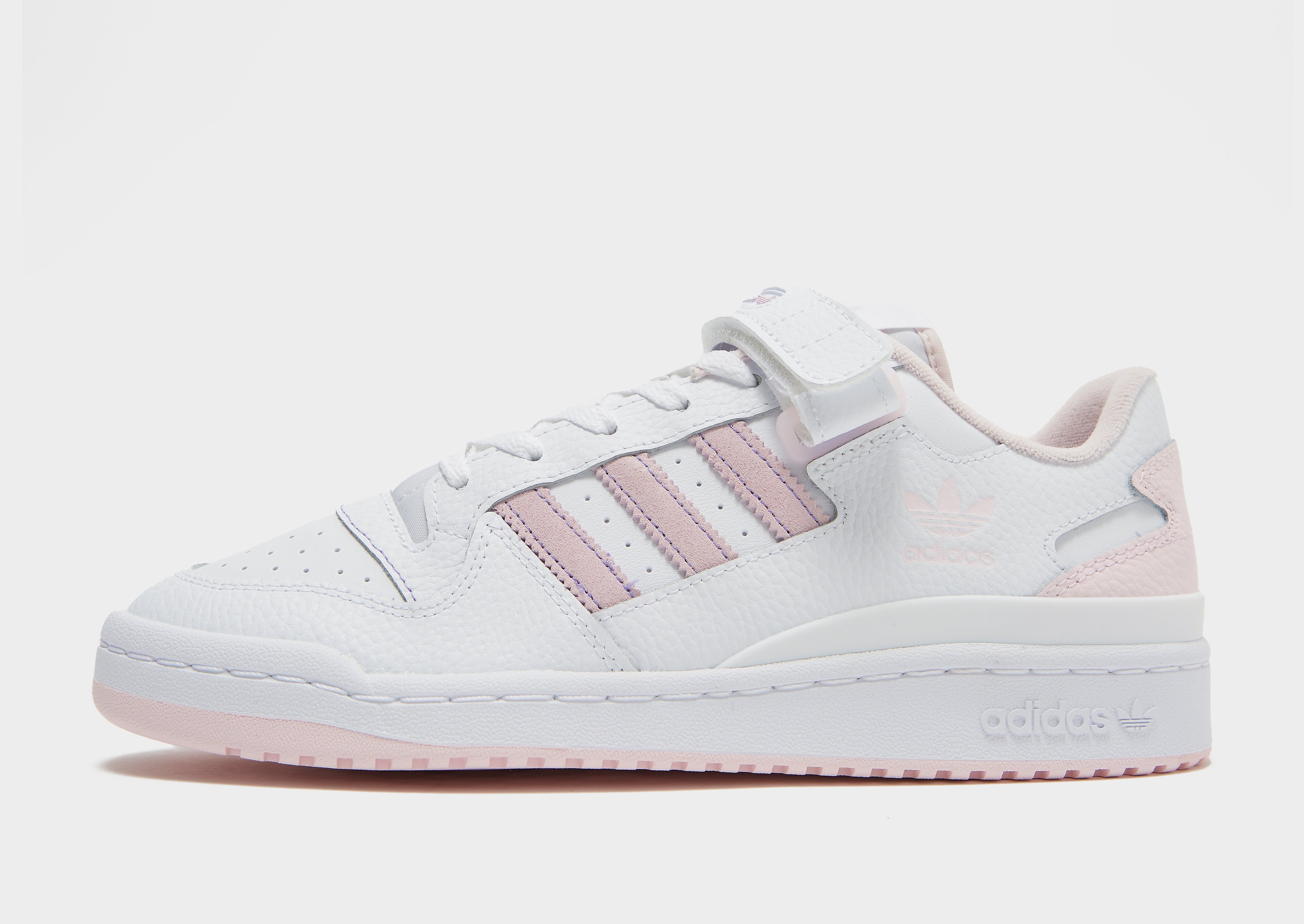 

adidas Originals Forum Low - Cloud White / Almost Pink / Light Purple - Mens, Cloud White / Almost Pink / Light Purple