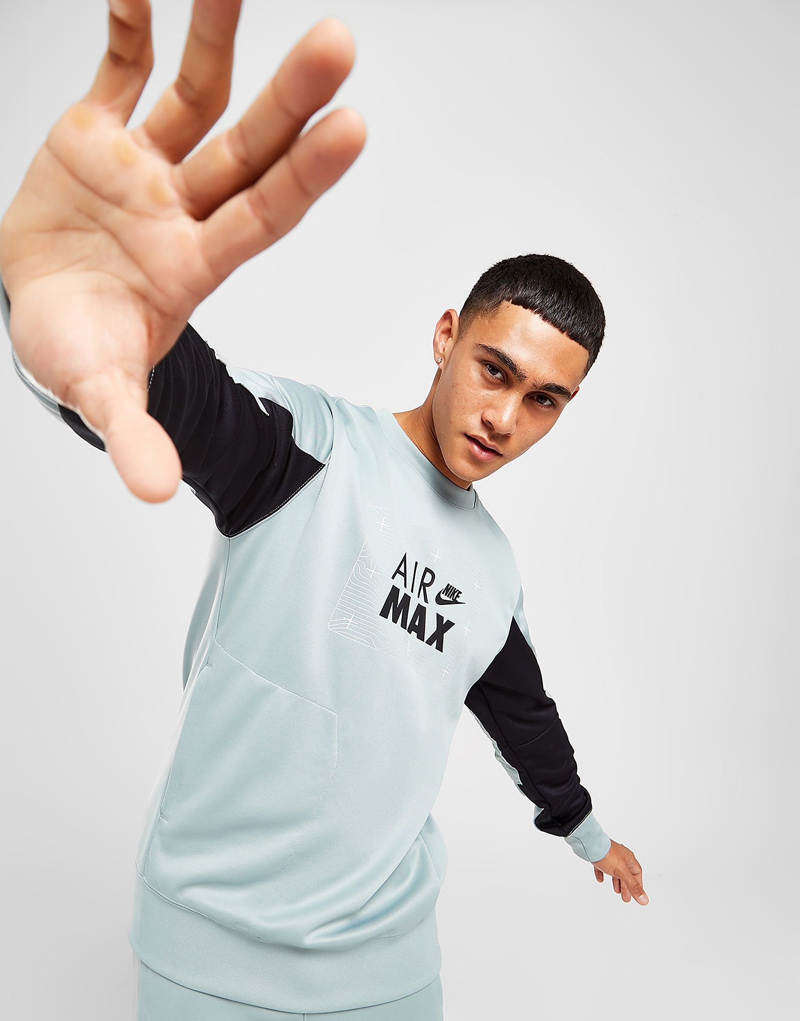 

Nike Air Max Poly Crew Sweatshirt - Only at JD - Dusty Sage/Black/Dusty Sage - Mens, Dusty Sage/Black/Dusty Sage