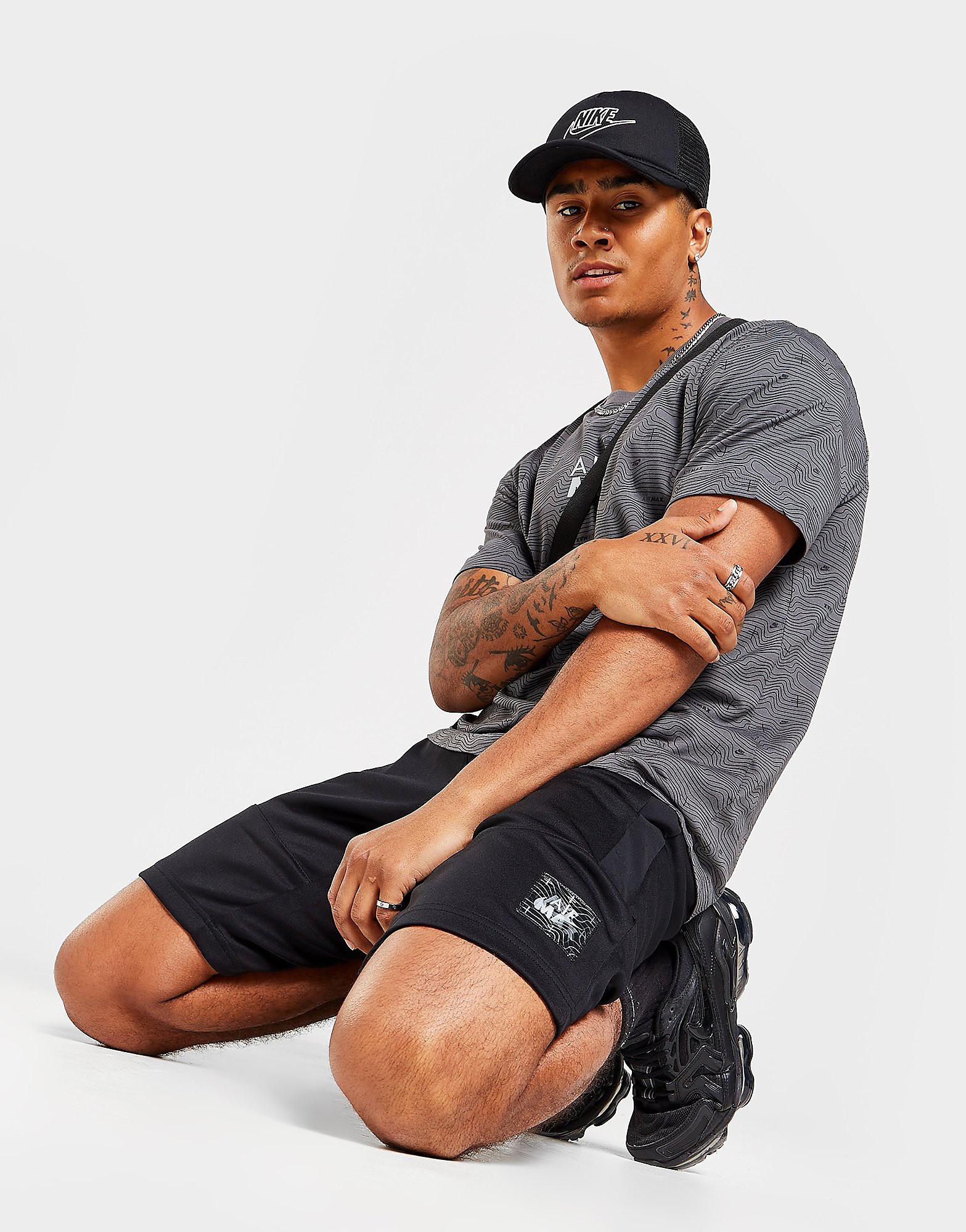 

Nike Air Max Shorts - Only at JD - Black/Black/Black - Mens, Black/Black/Black