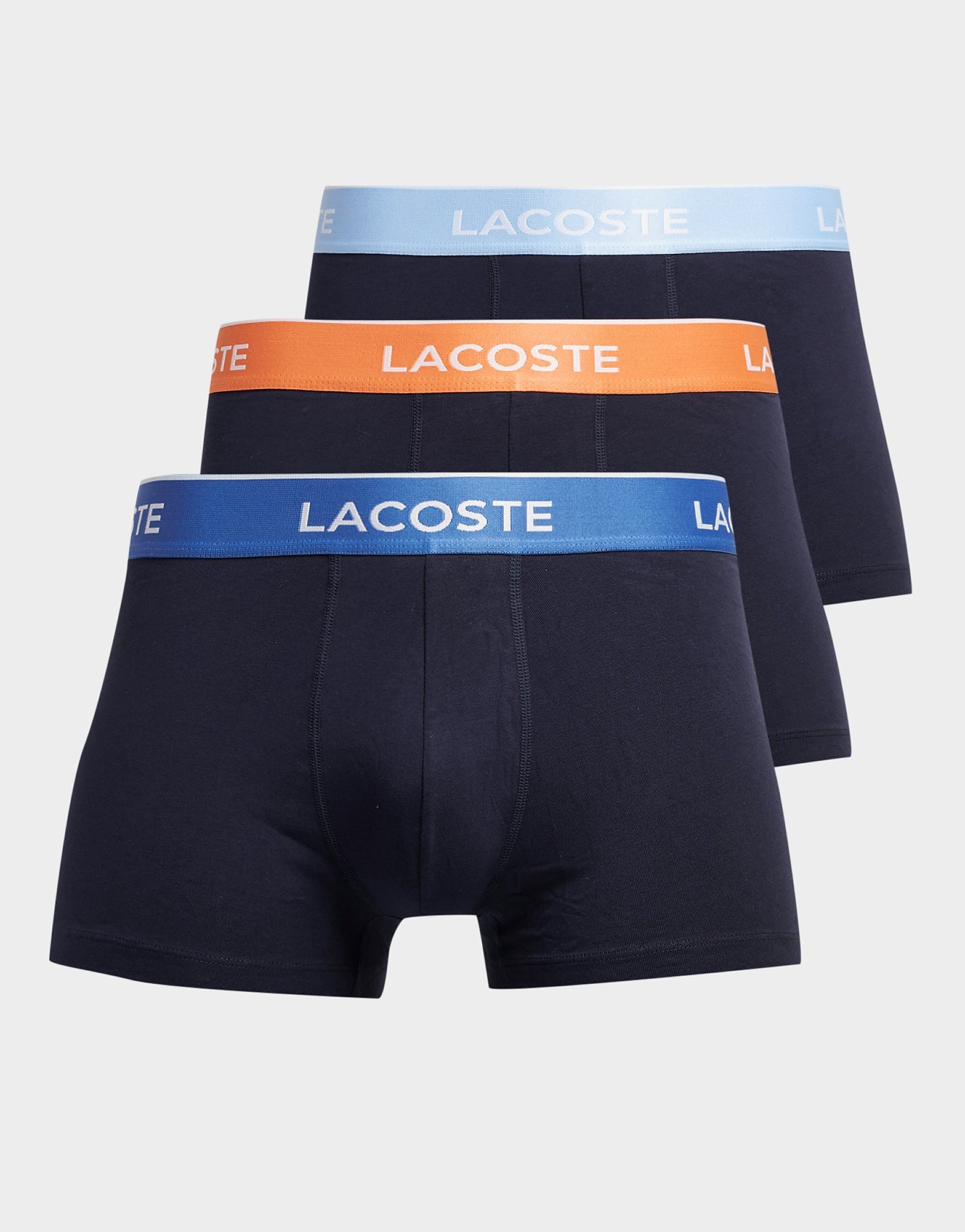 

Lacoste 3-Pack Trunks - Blue - Mens, Blue