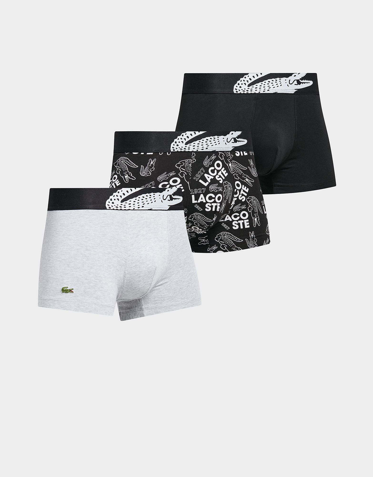 

Lacoste 3-Pack Trunks - Black - Mens, Black
