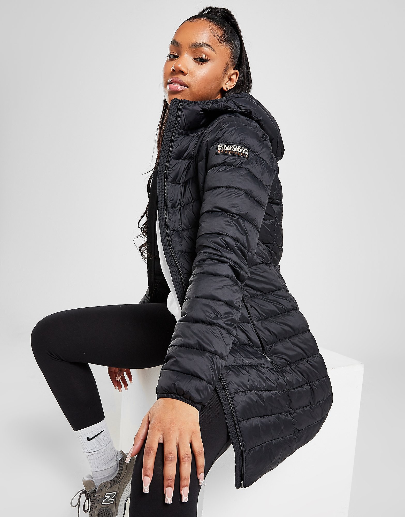 

Napapijri Aerons Long Jacket - Black - Mens, Black
