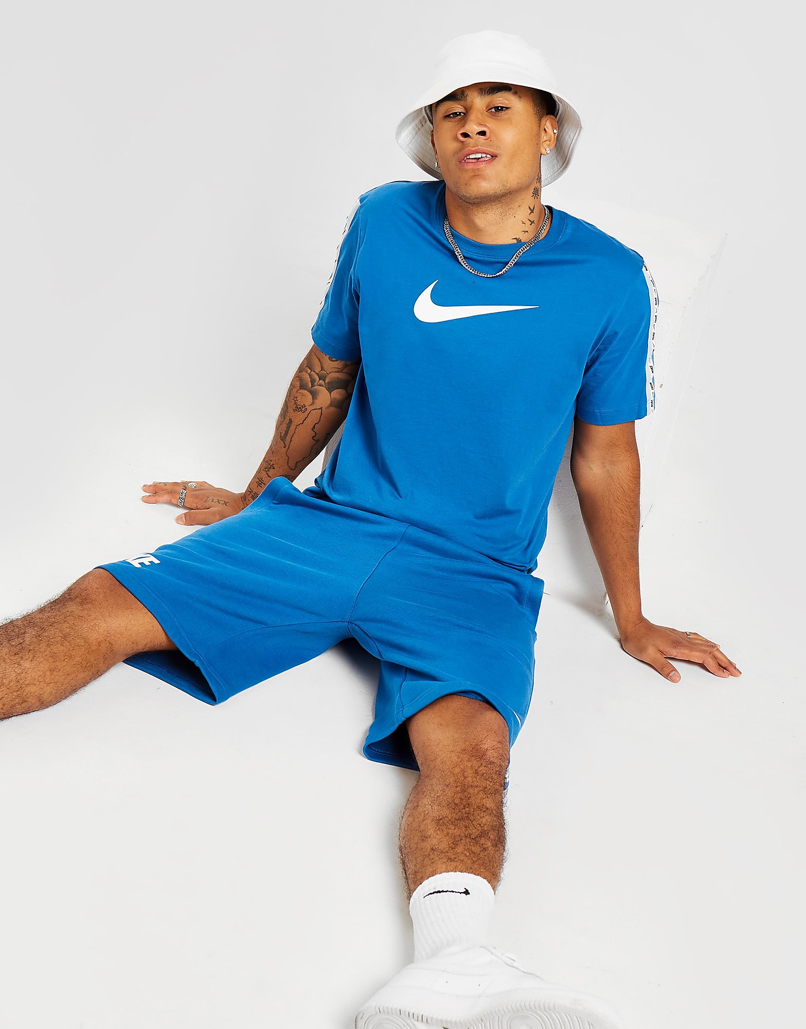 

Nike Tape T-Shirt - Dark Marina Blue/Dutch Blue/Boarder Blue/White - Mens, Dark Marina Blue/Dutch Blue/Boarder Blue/White