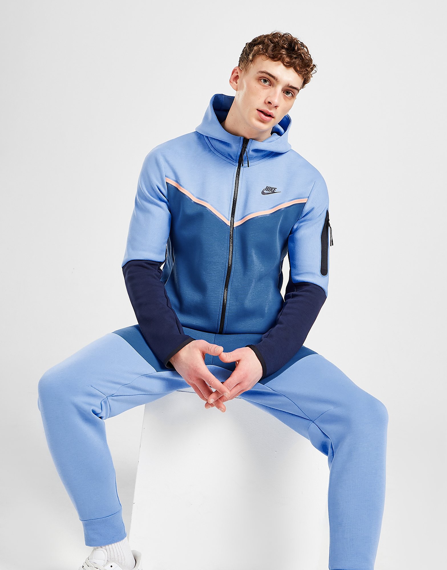 

Nike Tech Fleece Full Zip Hoodie - University Blue/Dark Marina Blue/Obsidian/Black - Mens, University Blue/Dark Marina Blue/Obsidian/Black