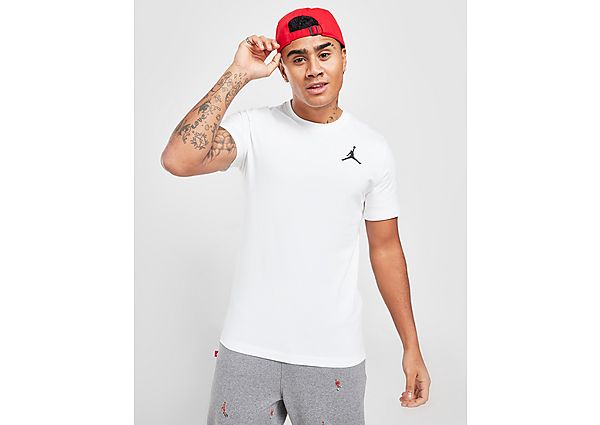 Jordan T-Shirt à Petit Logo Brodé Homme