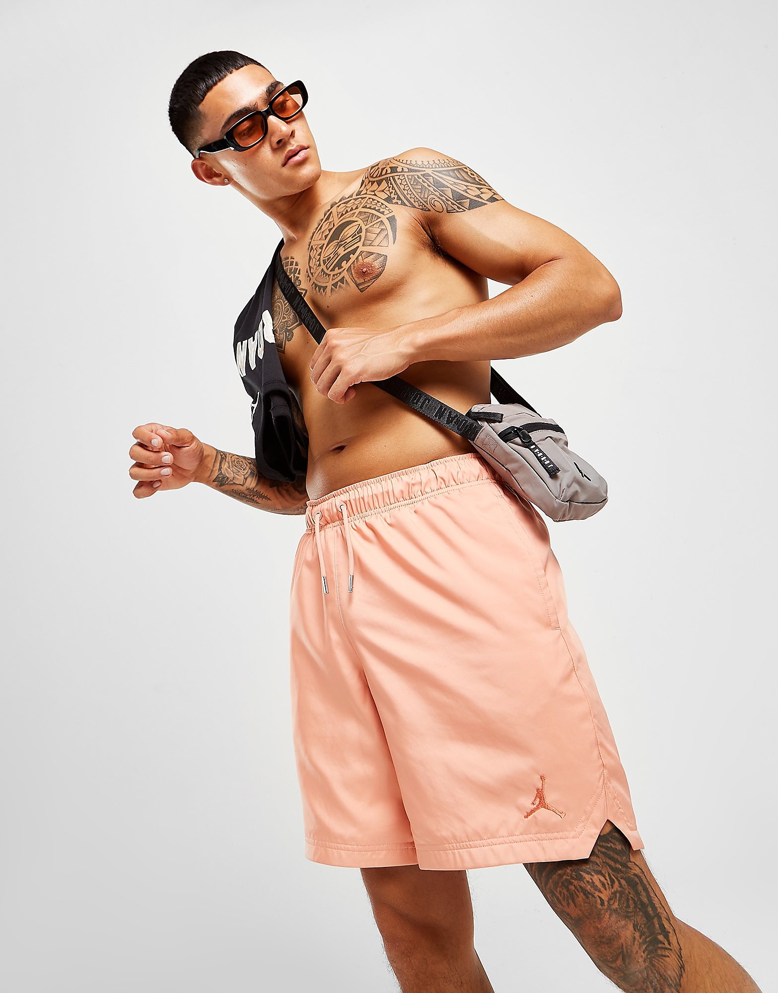 

Jordan Poolside Shorts - Light Madder Root/Madder Root - Mens, Light Madder Root/Madder Root